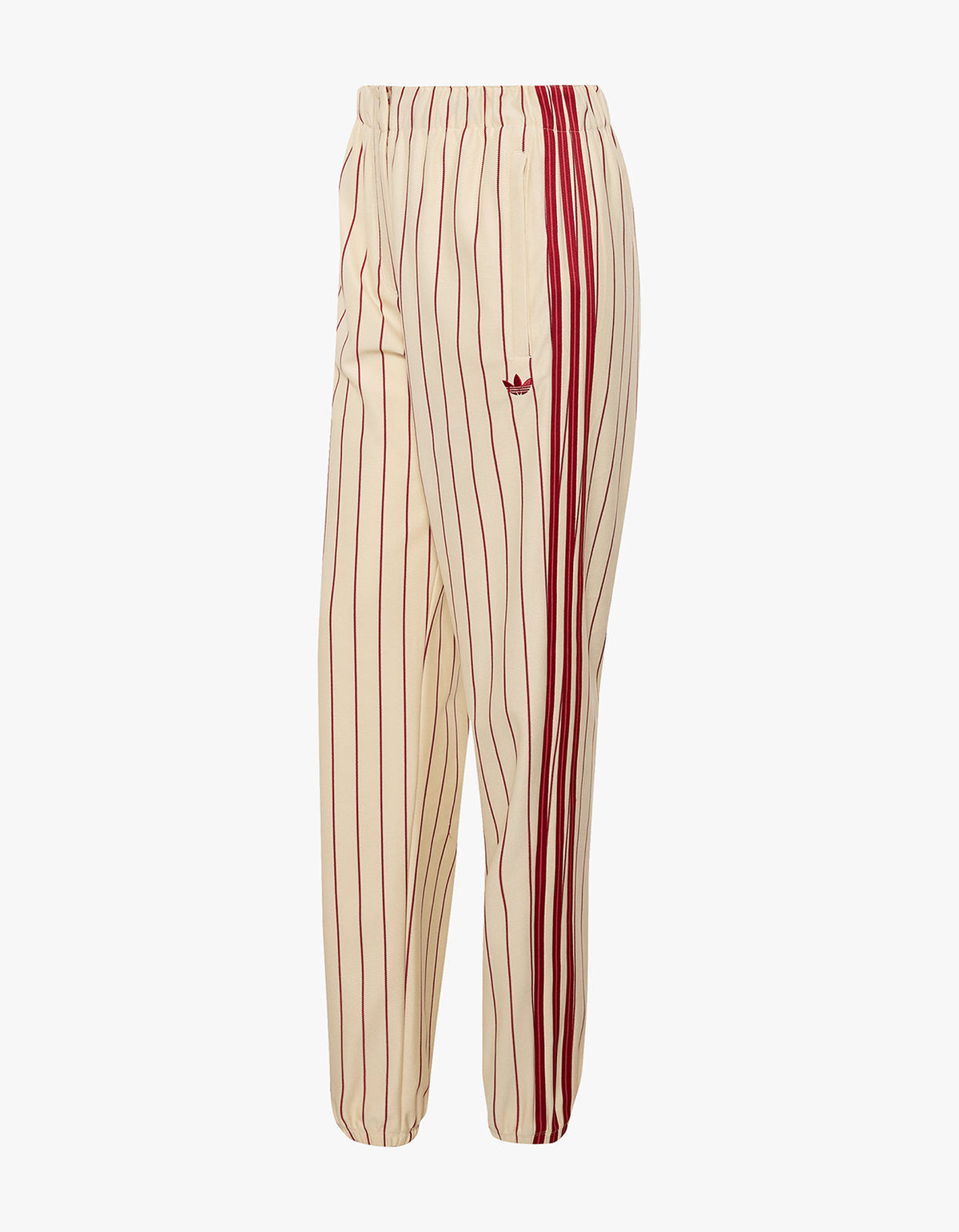 Pinstripe Firebird Trackpant - Warm Vanilla / Team Victory Red