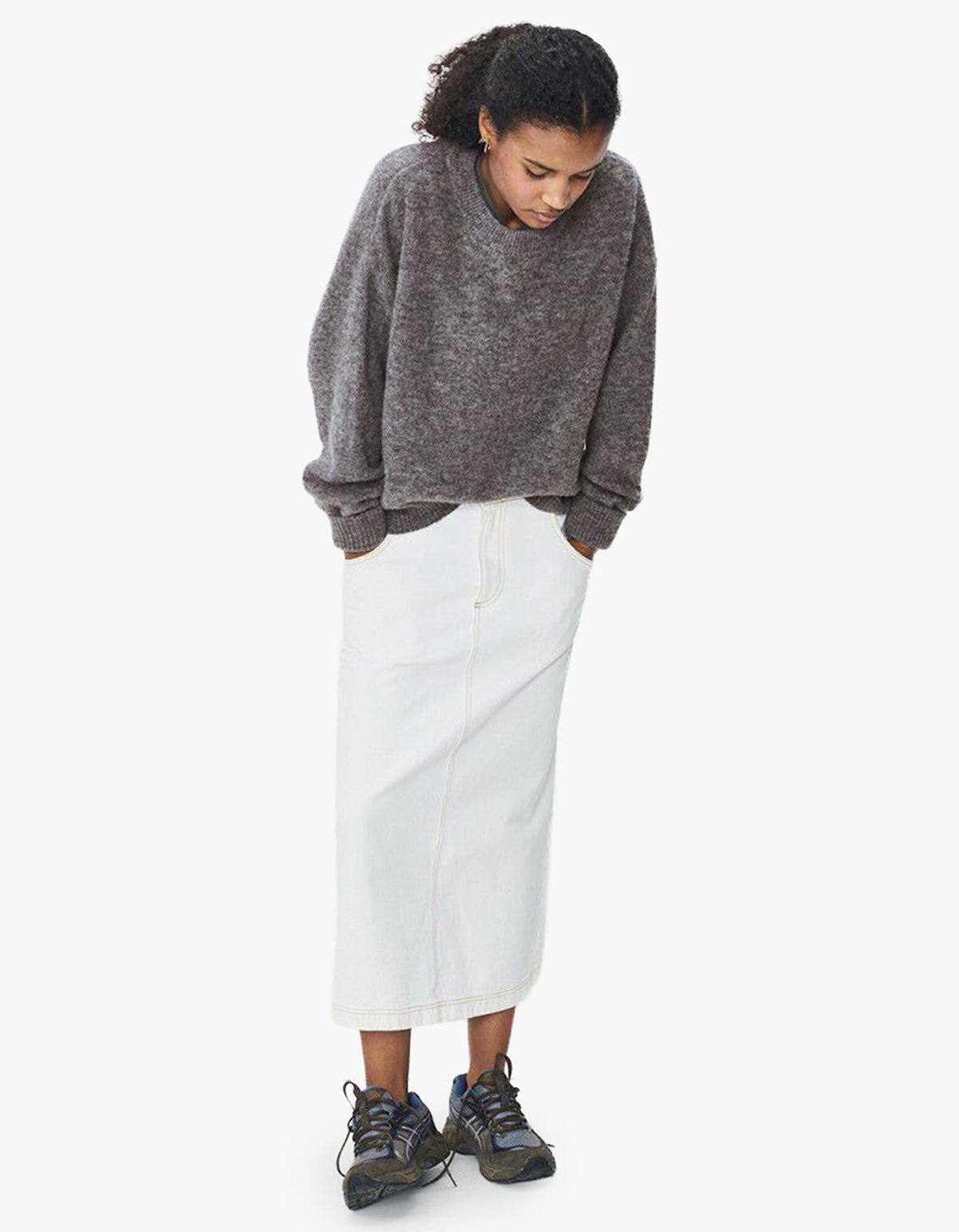 Womens Jumper Vitow - Steel Melange