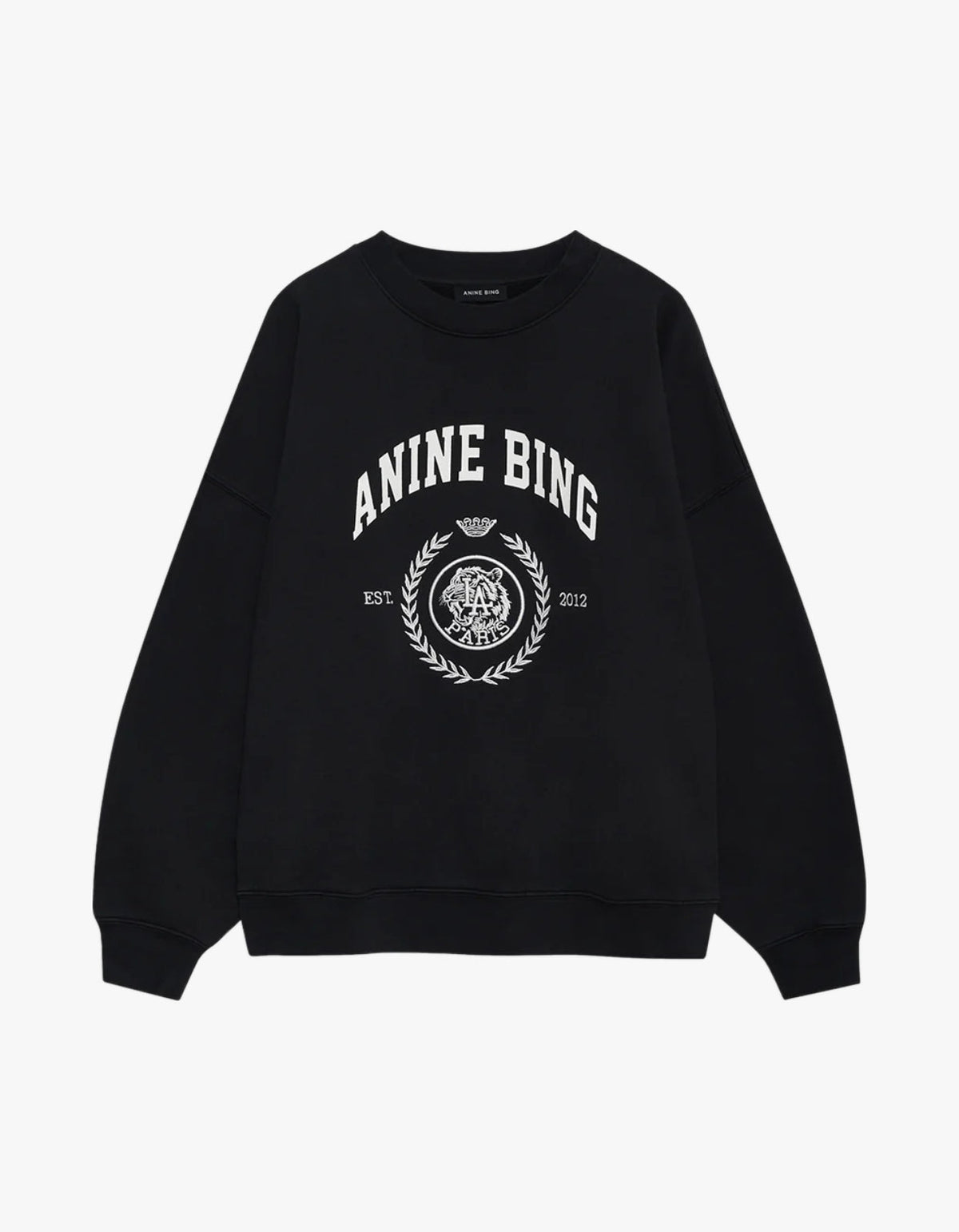 Miles Sweatshirt Collegiate - Vintage Black