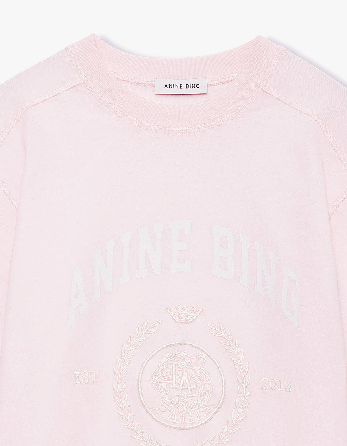 Jaylin Tee Collegiate - Powder Pink