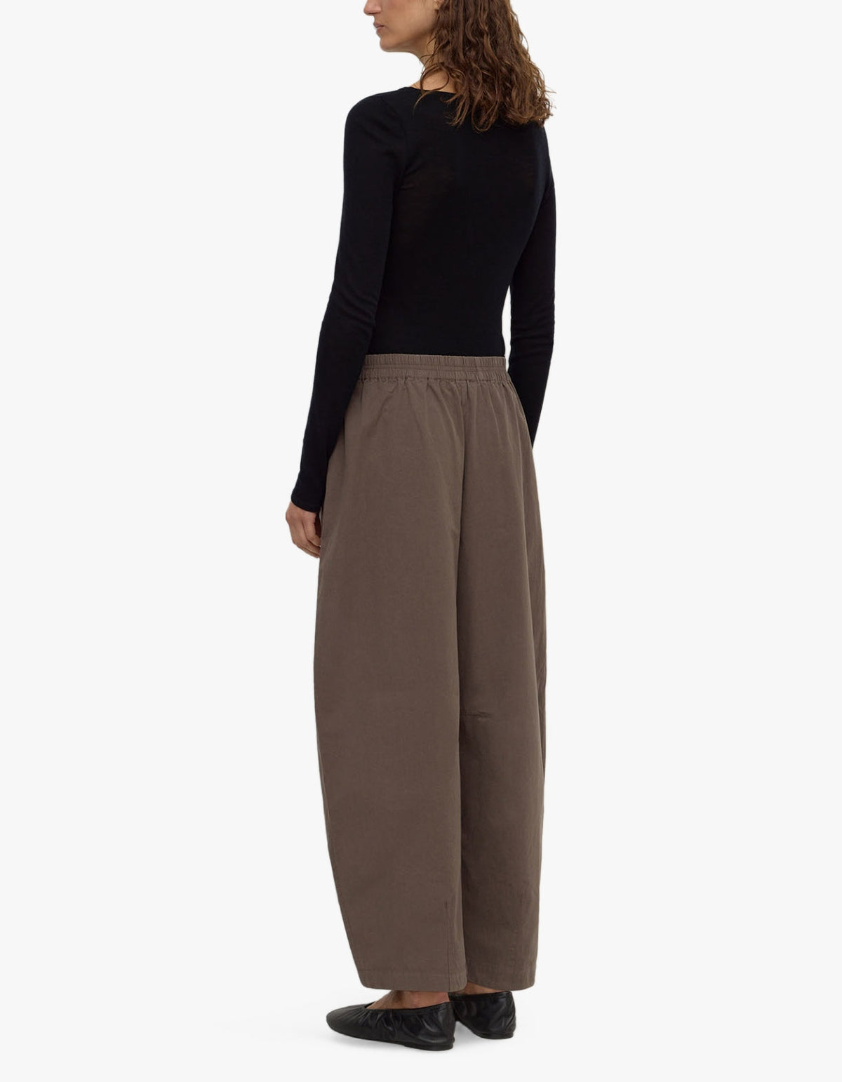 Lola Barrel Pant - Bark
