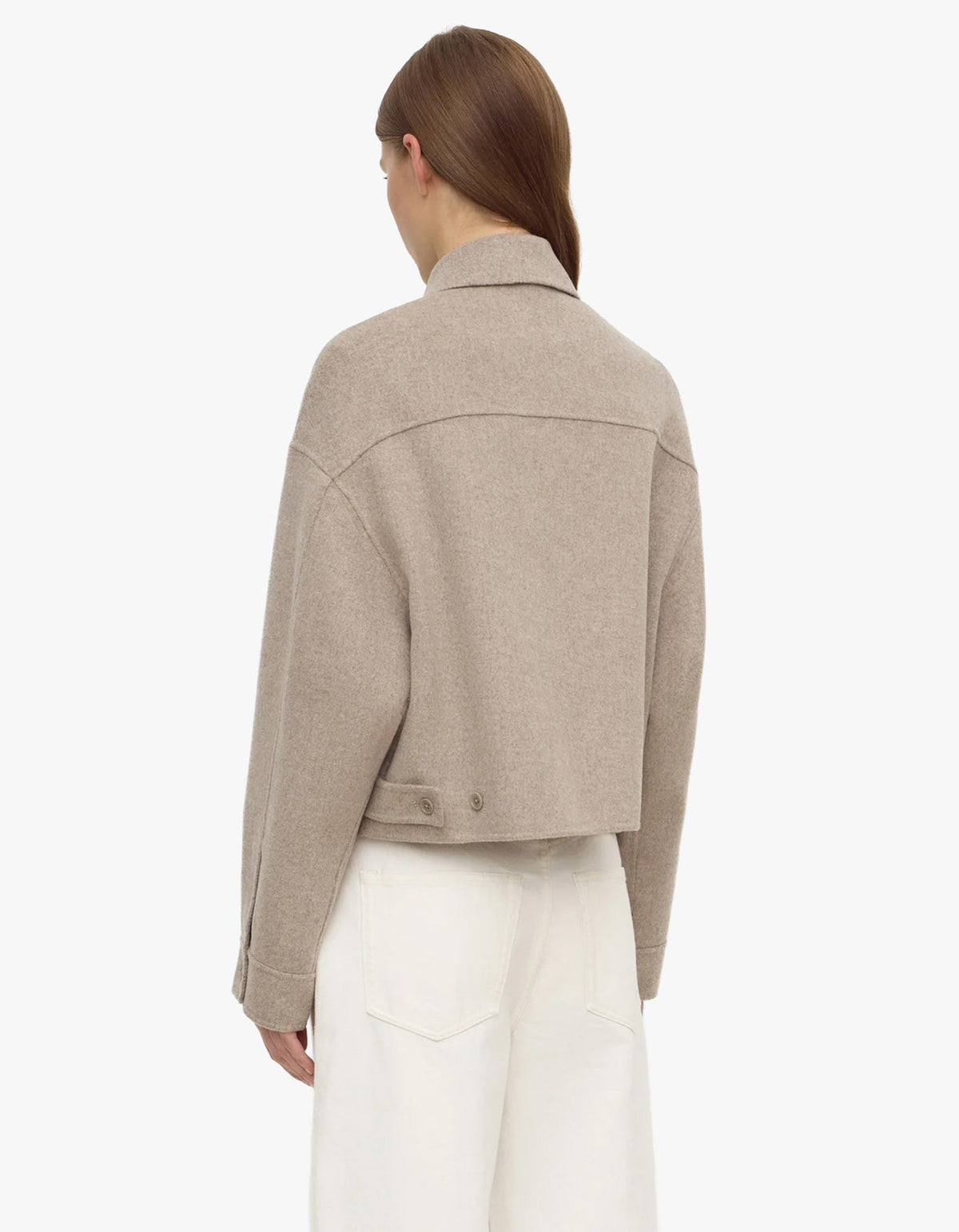 Dallas Wool Jacket - Pebble