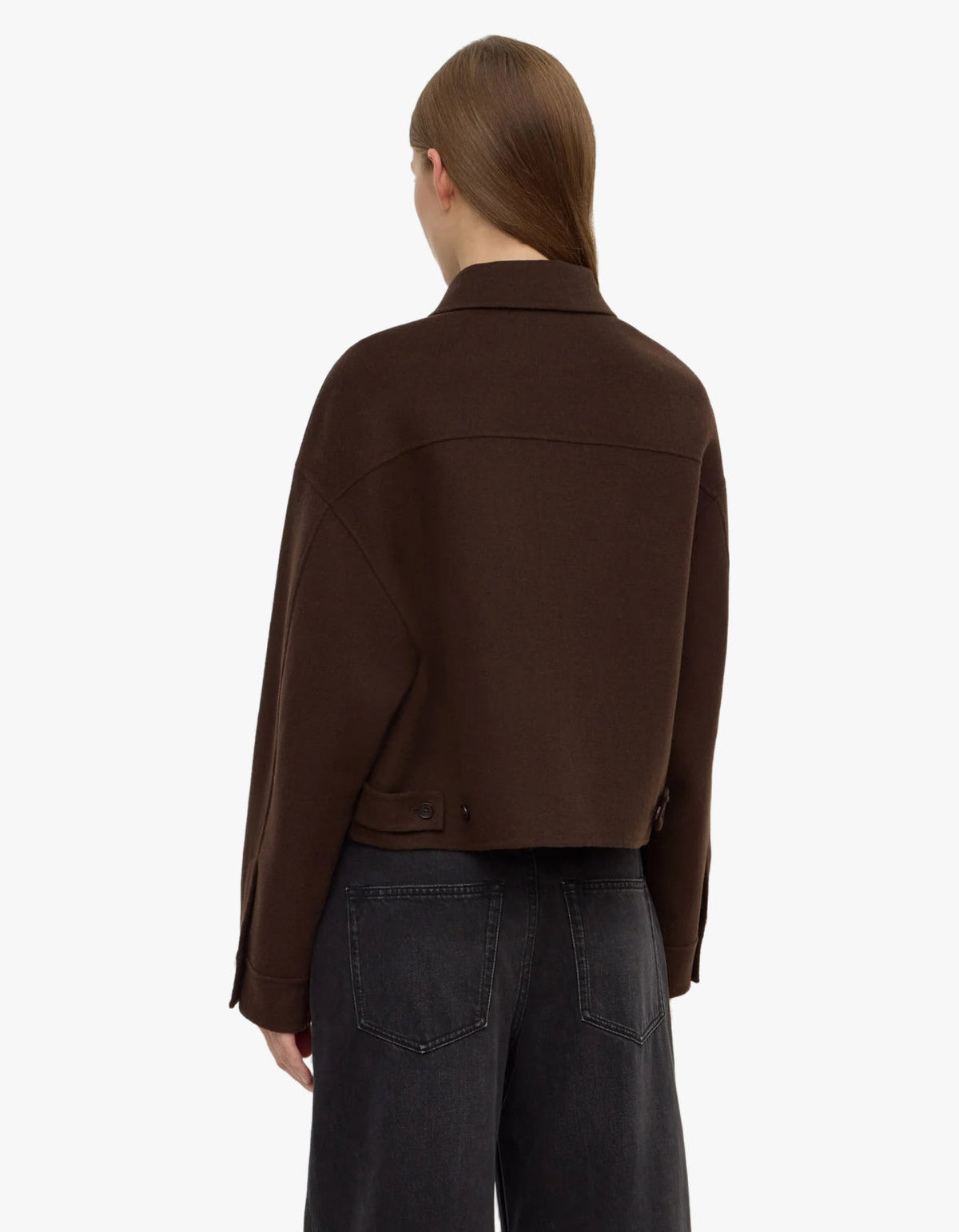 Dallas Wool Jacket - Dark Choc