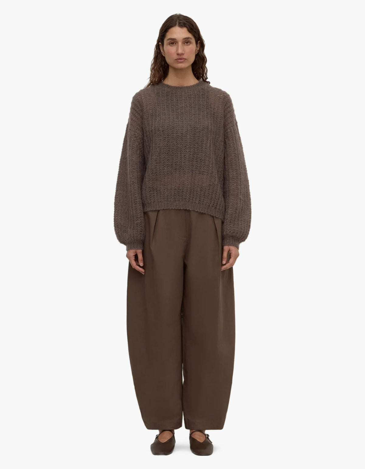 Tulsa Mohair Knit - Bark