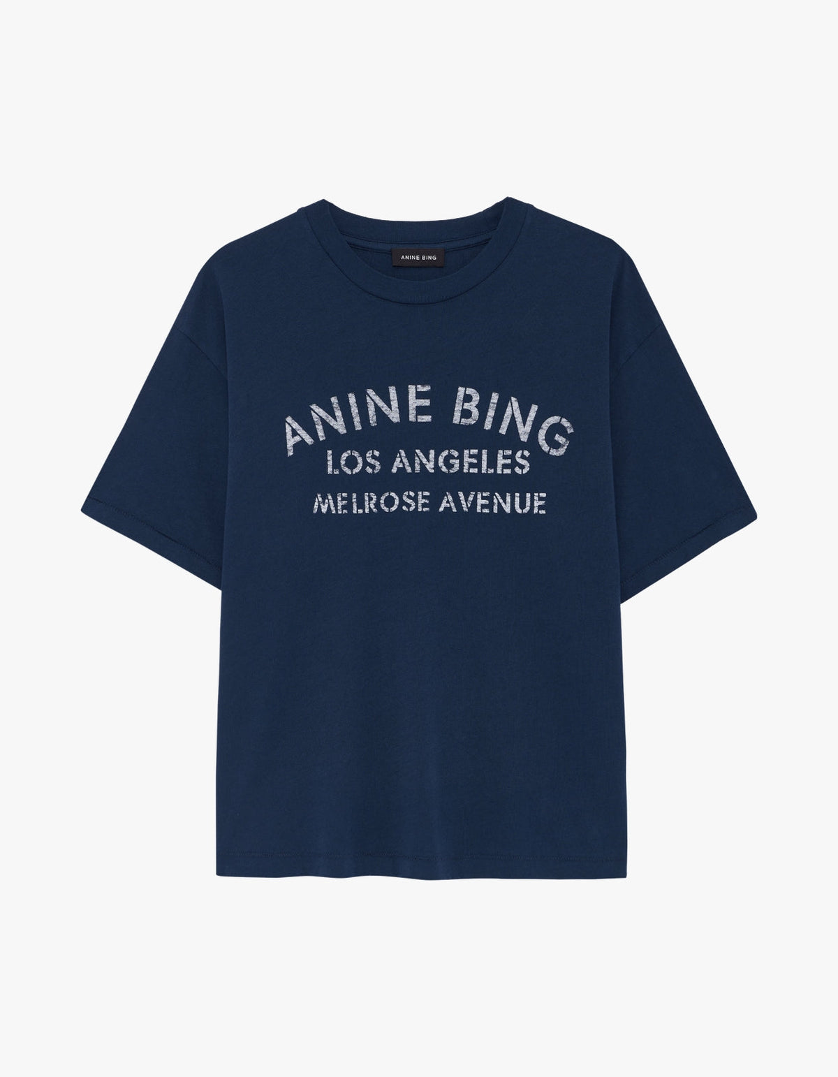 Cade Tee Melrose Stencil - Navy
