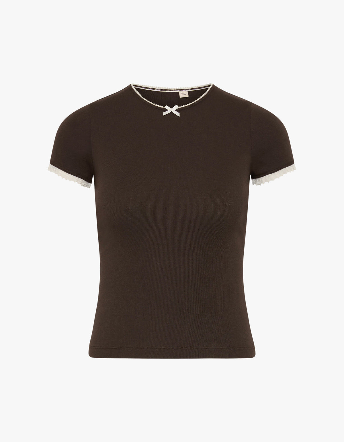 Moneta Baby Tee - Dark Chocolate
