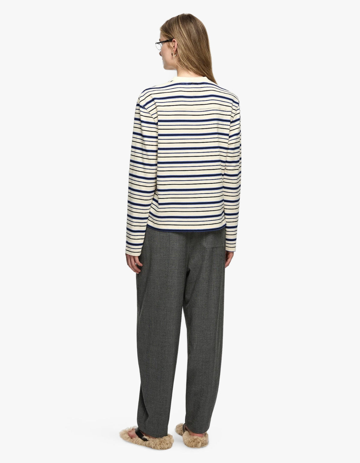 Valeria Top - White/Blue
