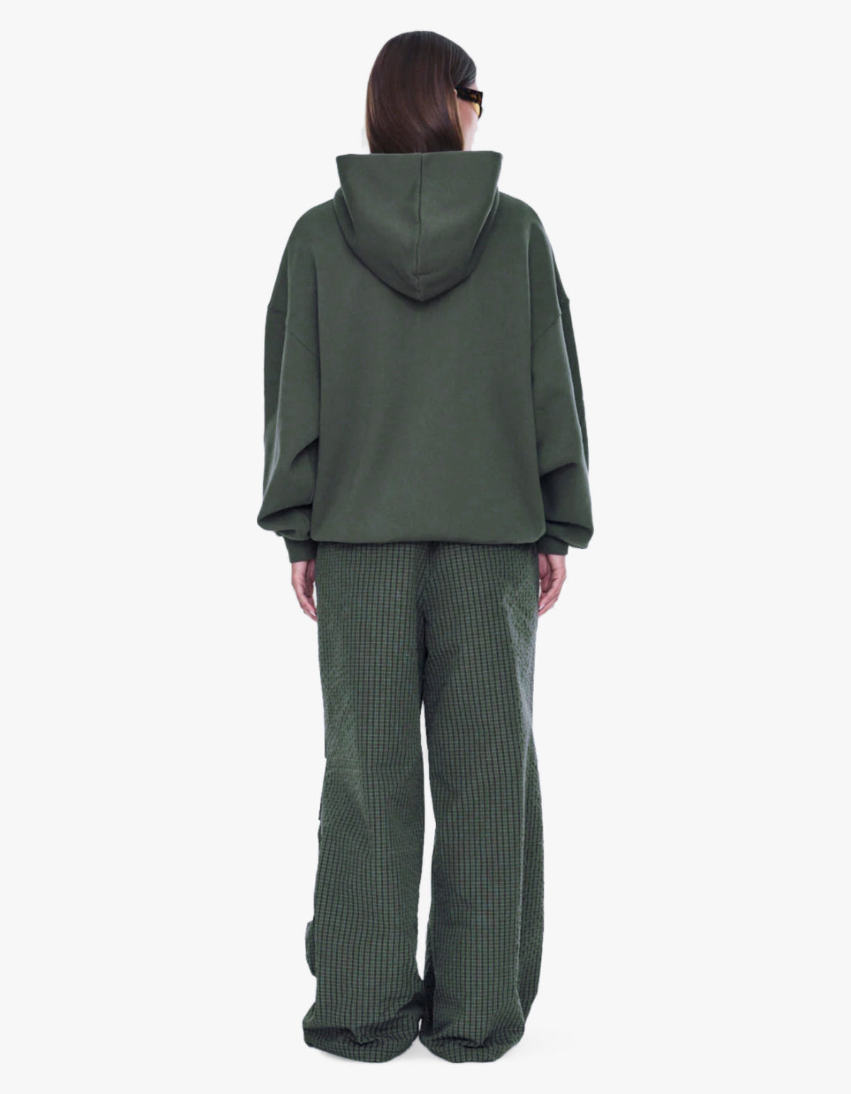 Cassie Oversized Hoodie - Washed Olive