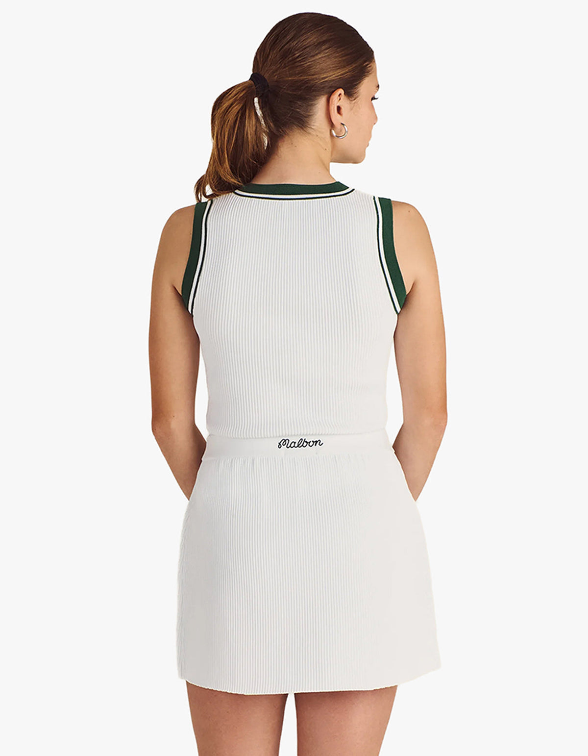 Luna Rib Knit Tank - Ivory