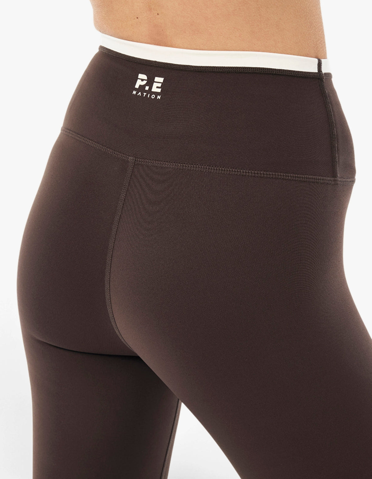 Vita Full Length Legging - Coffee/Whisper White
