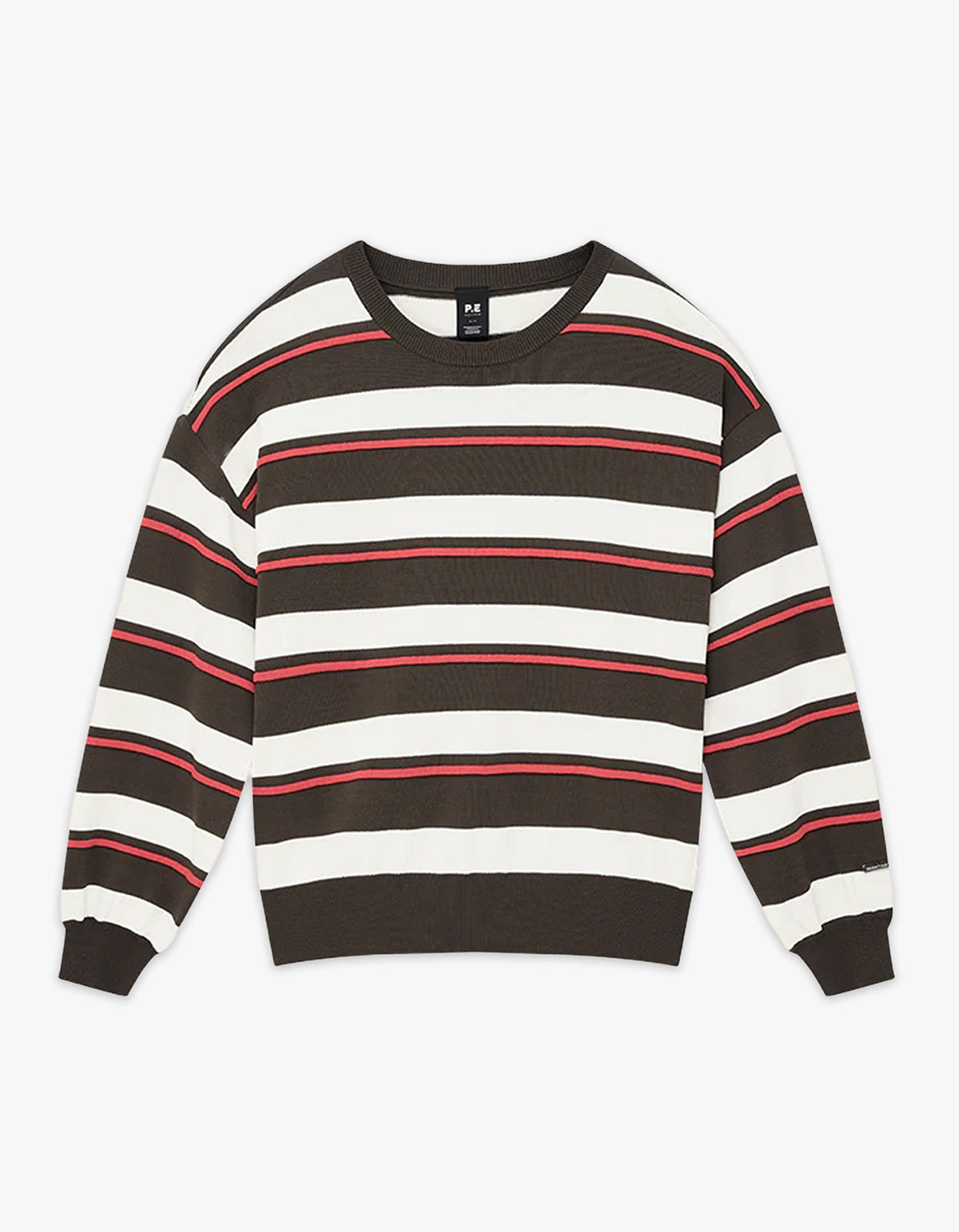 Retreat Stripe Sweater - Dark Olive Stripe