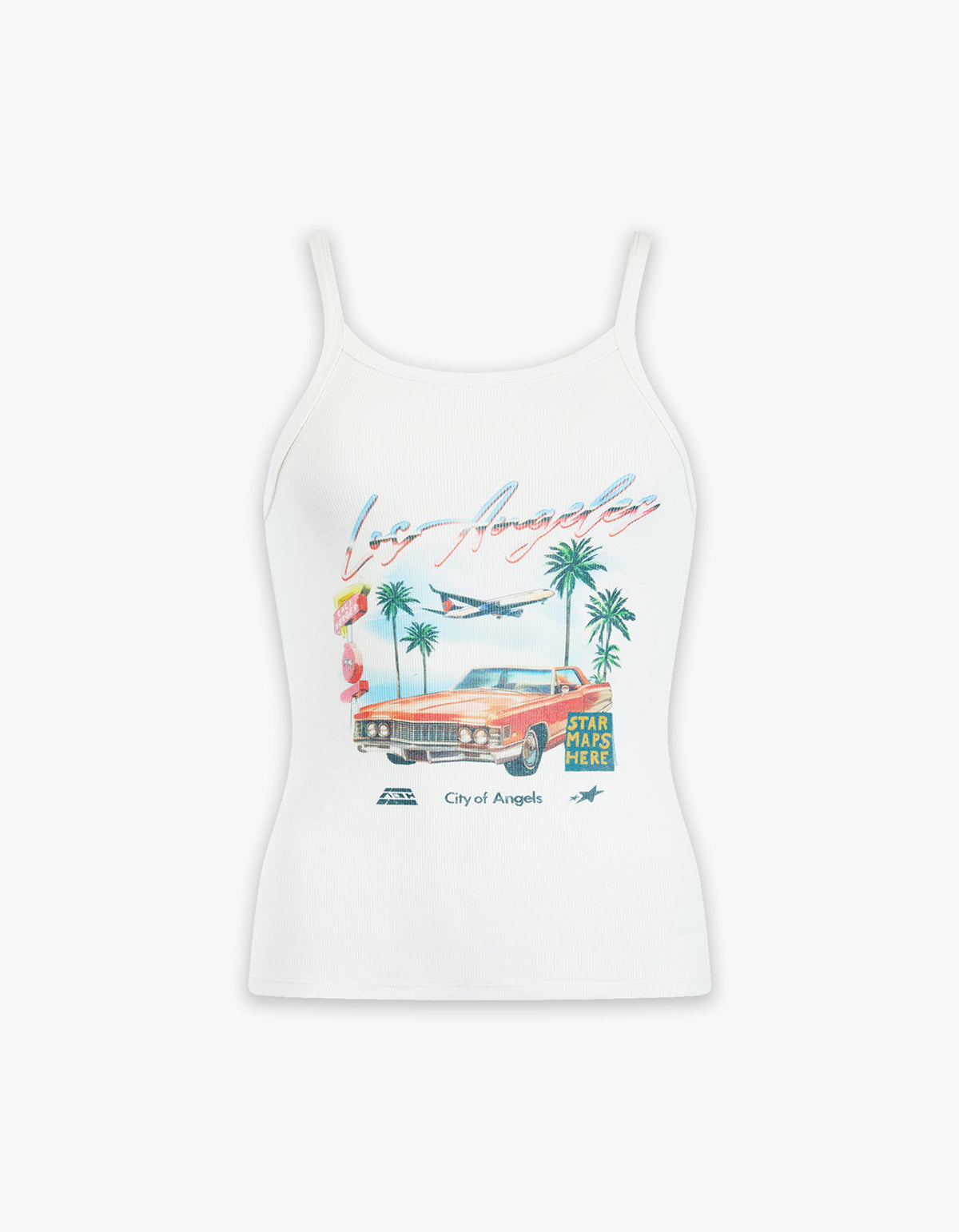 La Vacay Singlet - Salt