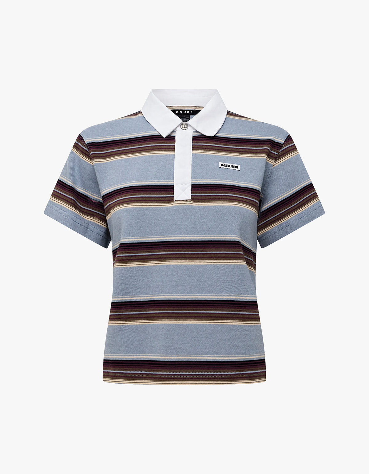 Sott Shrunken Polo - Multi Stripe