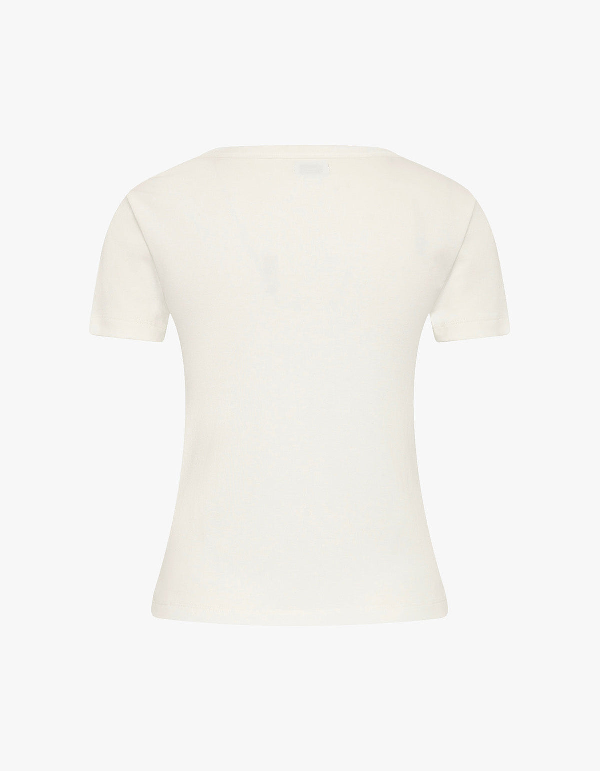 Organic Cotton V Neck Tee - White