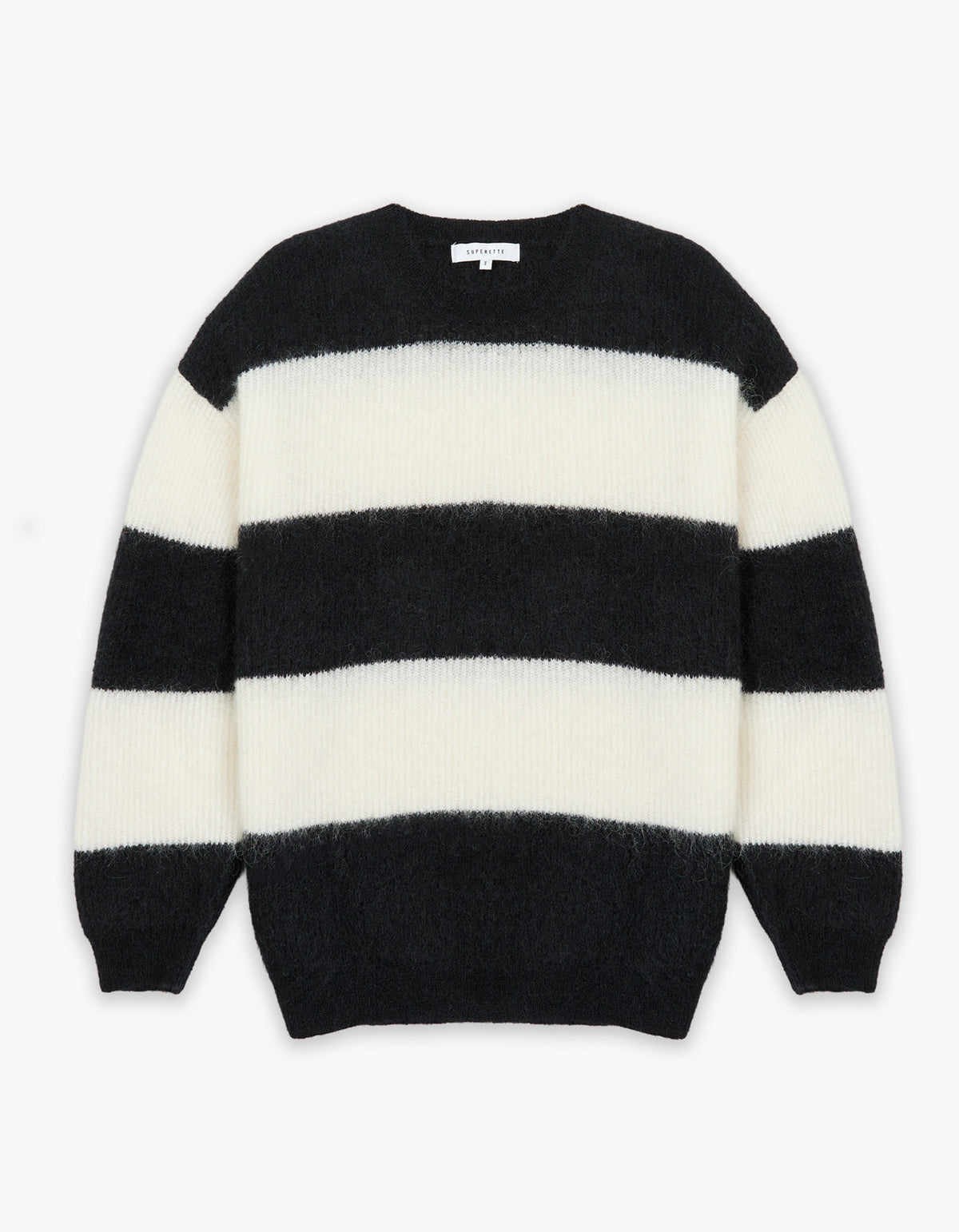 George Knit - Black/White Stripe