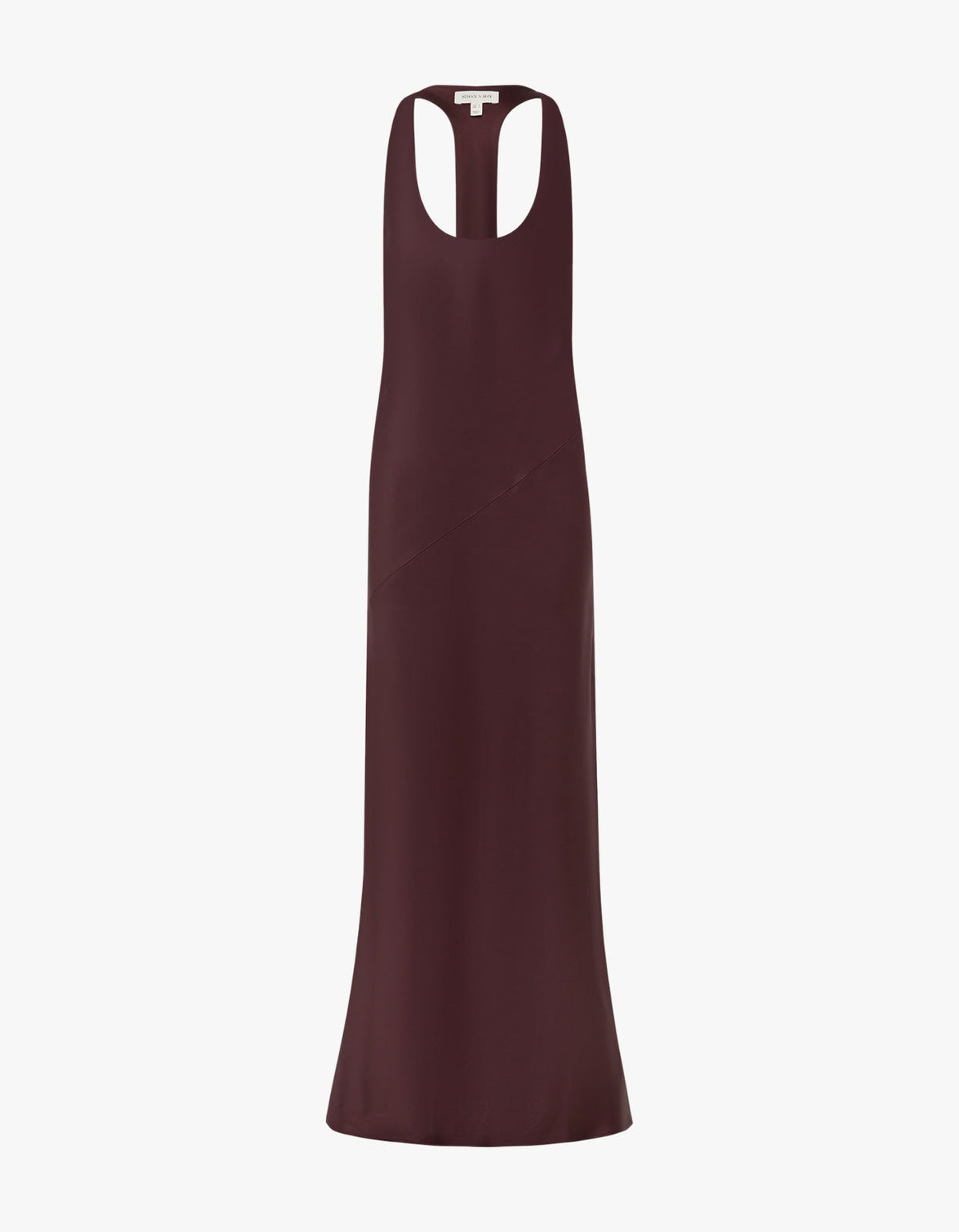 Savanna Racer Maxi Dress - Plum
