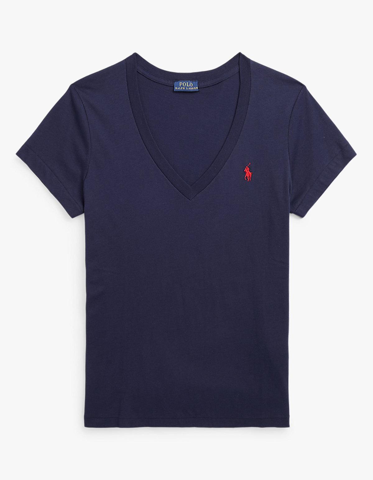 V Neck Short Sleeve T-Shirt - Cruise Navy