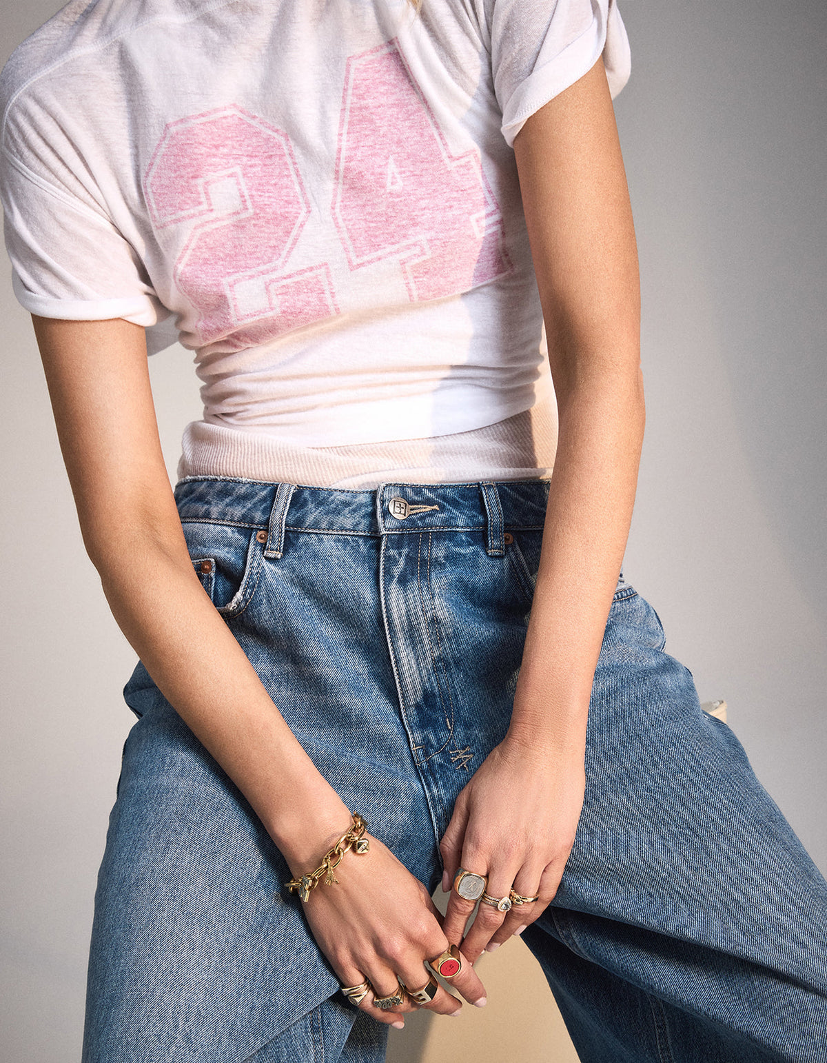 Legends S/S Tee Vintage White/Multi - Vintage White/Multi