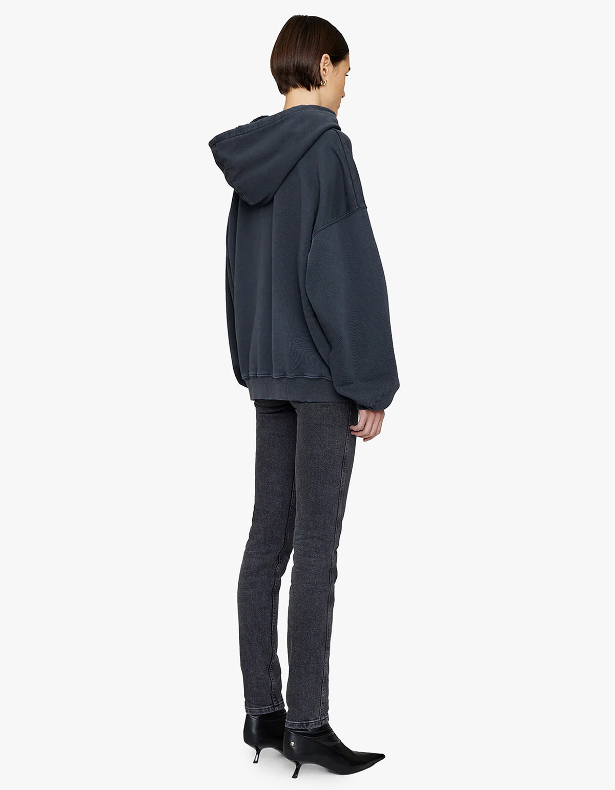 Harvey Sweatshirt - Dark Washed Black