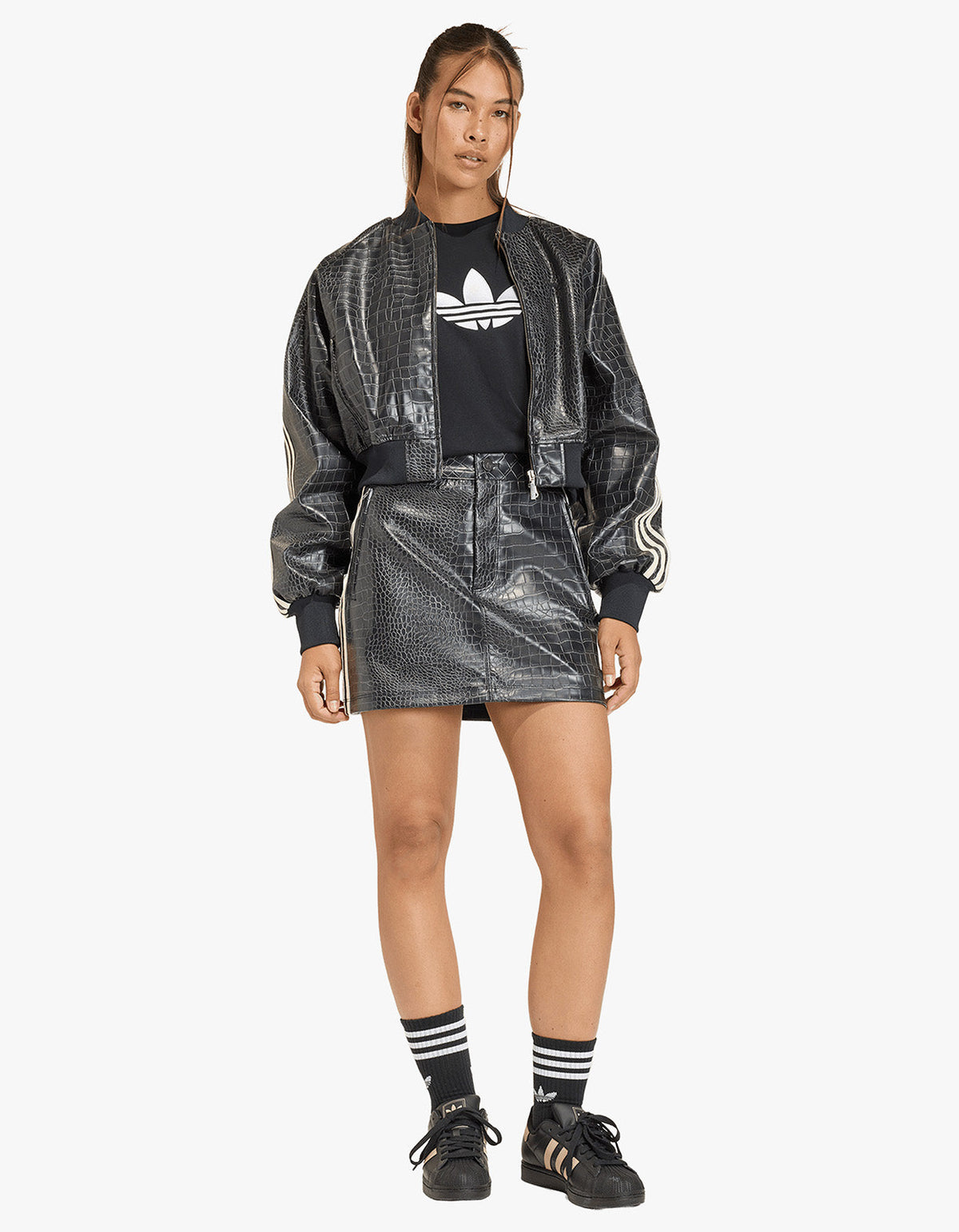 Pleather Skirt - Black