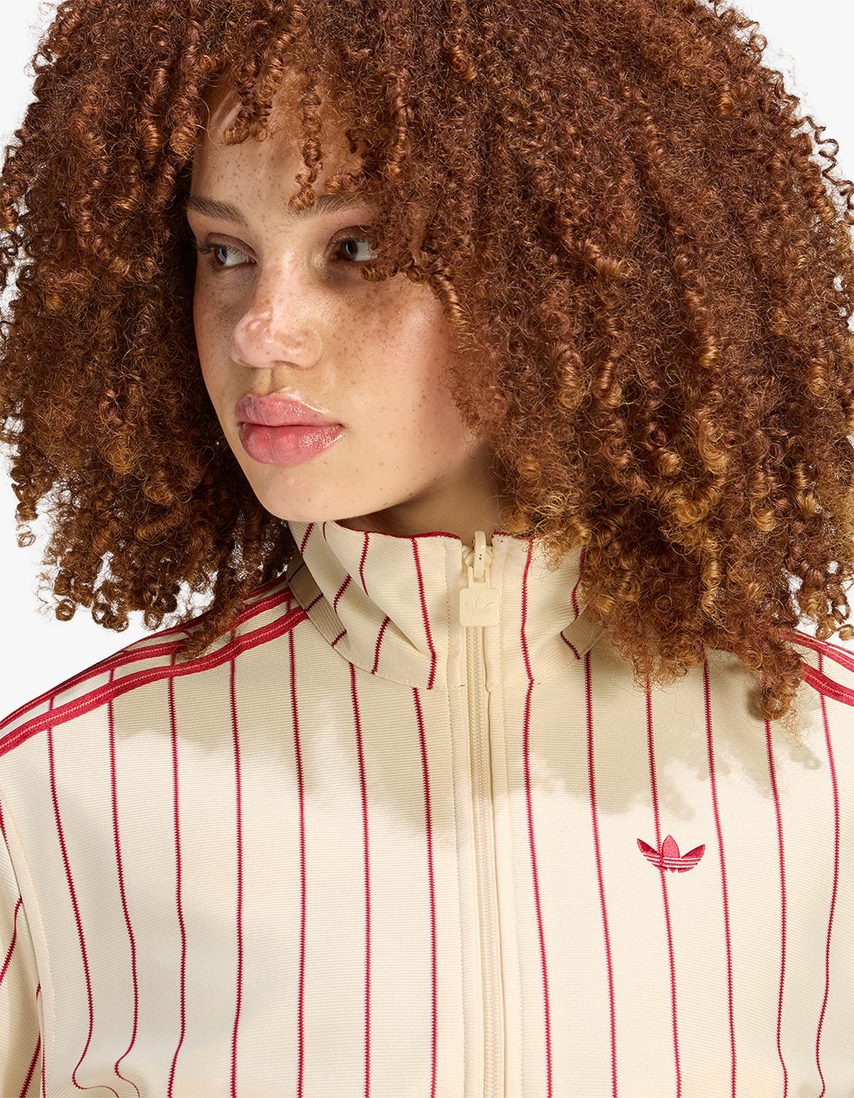 Reversible Firebird Track Top - Warm Vanilla / Team Victory Red