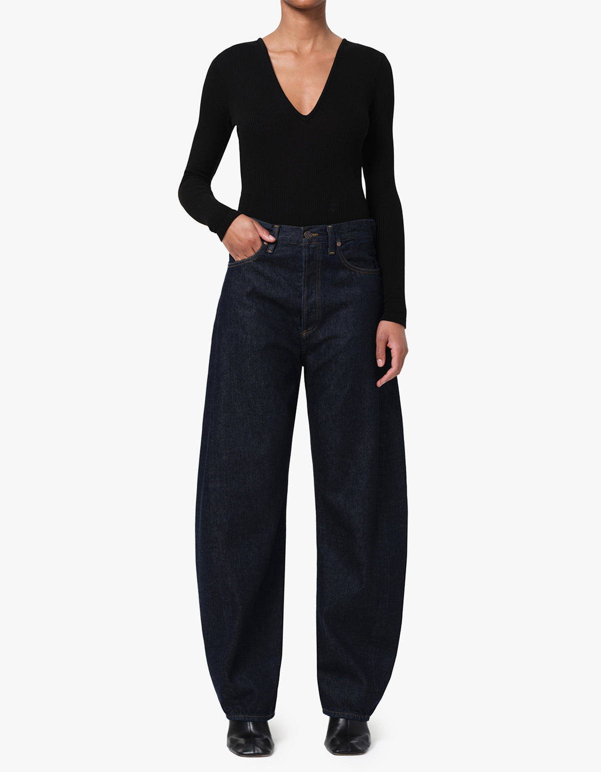 Luna Pieced Jean - Rinse