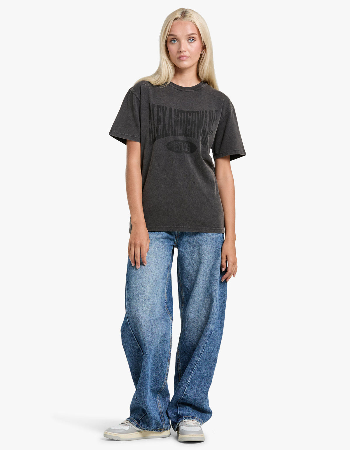 Graphic Short Sleeve Tee - Faded Black