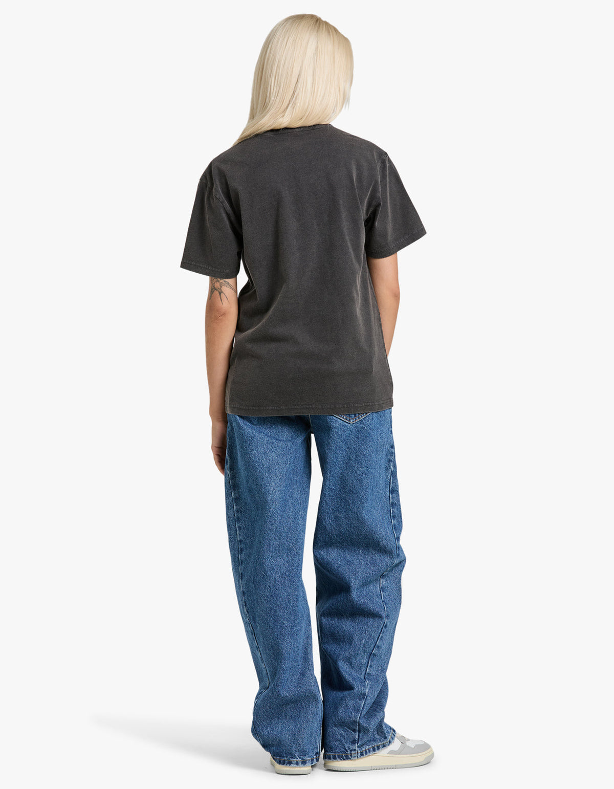 Graphic Short Sleeve Tee - Faded Black
