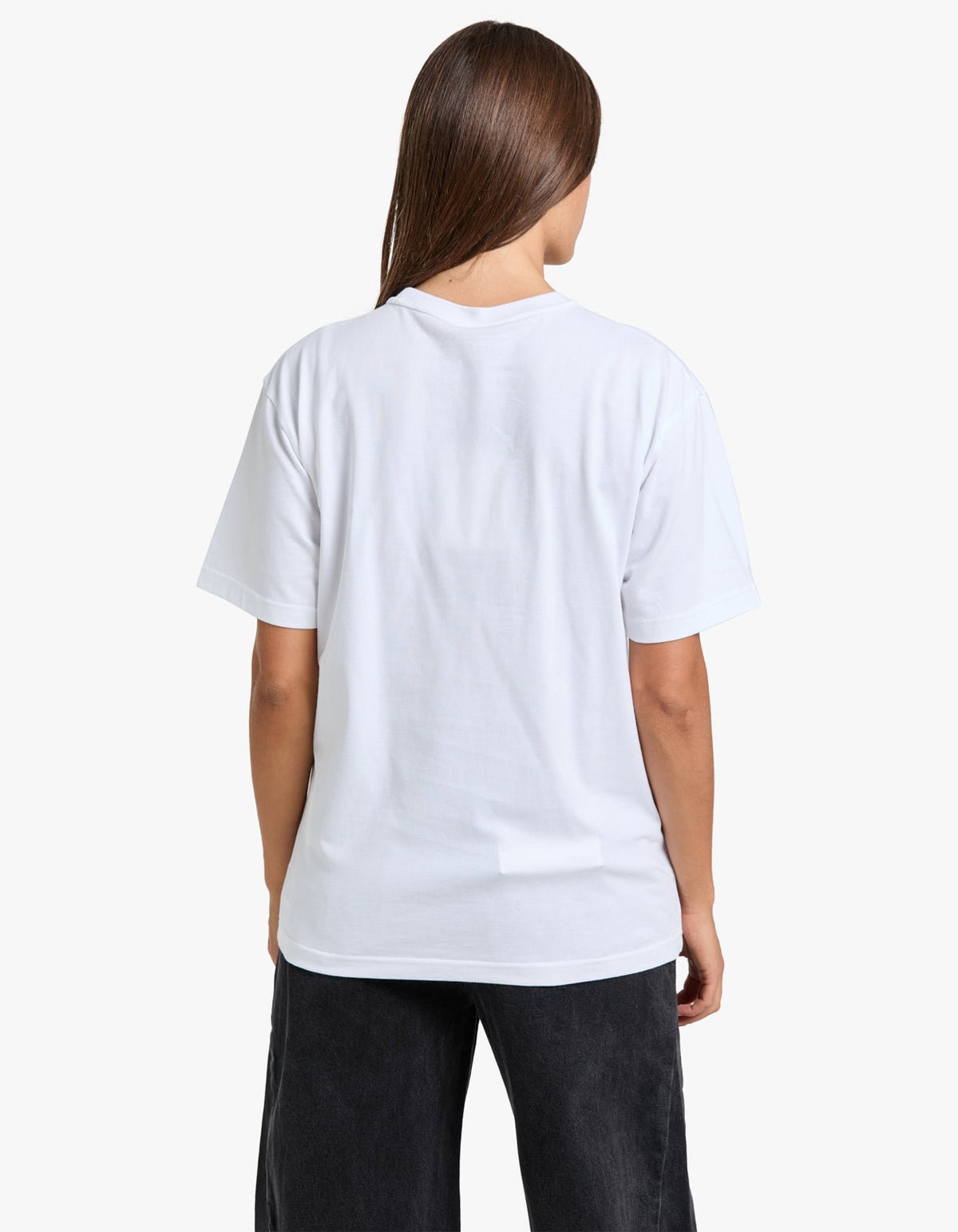Essential Jersey S/S Tee W/ Puff Logo - White