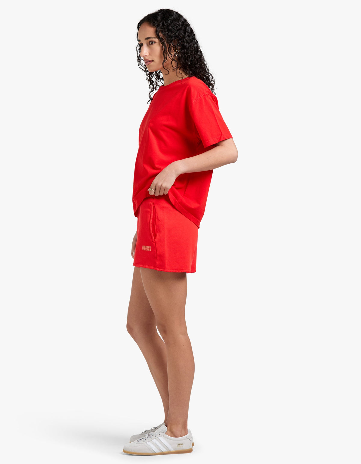 Womens Shorts Izubird - Vintage Strawberry
