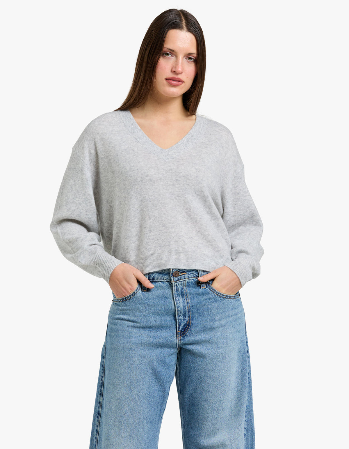 Womens Jumper Raxow - Heather Grey