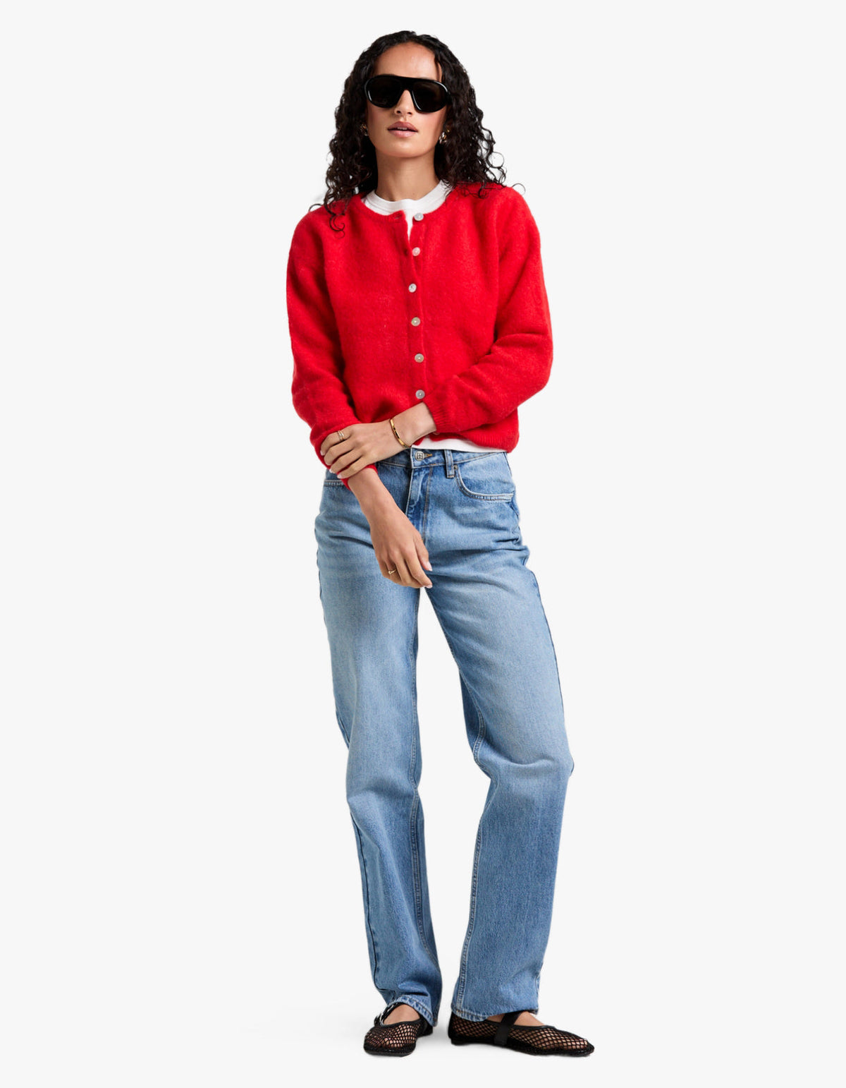 Womens Cardigan Vitow - Strawberry