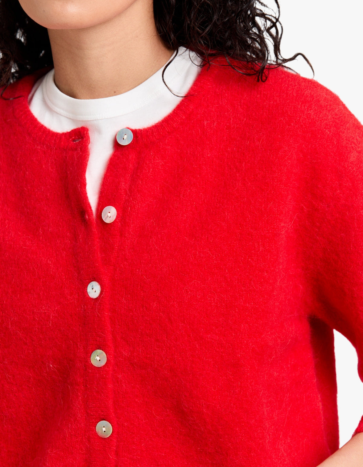 Womens Cardigan Vitow - Strawberry