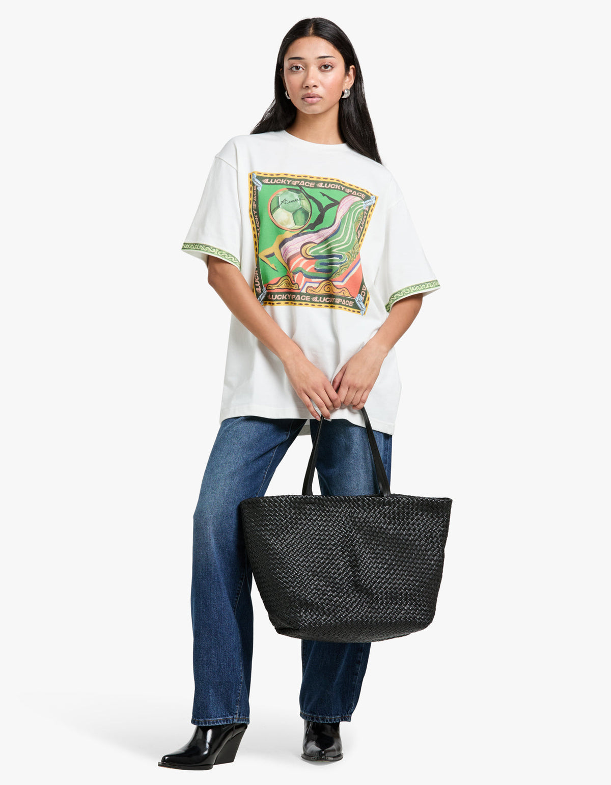 Lucky Pace Tee - Cream
