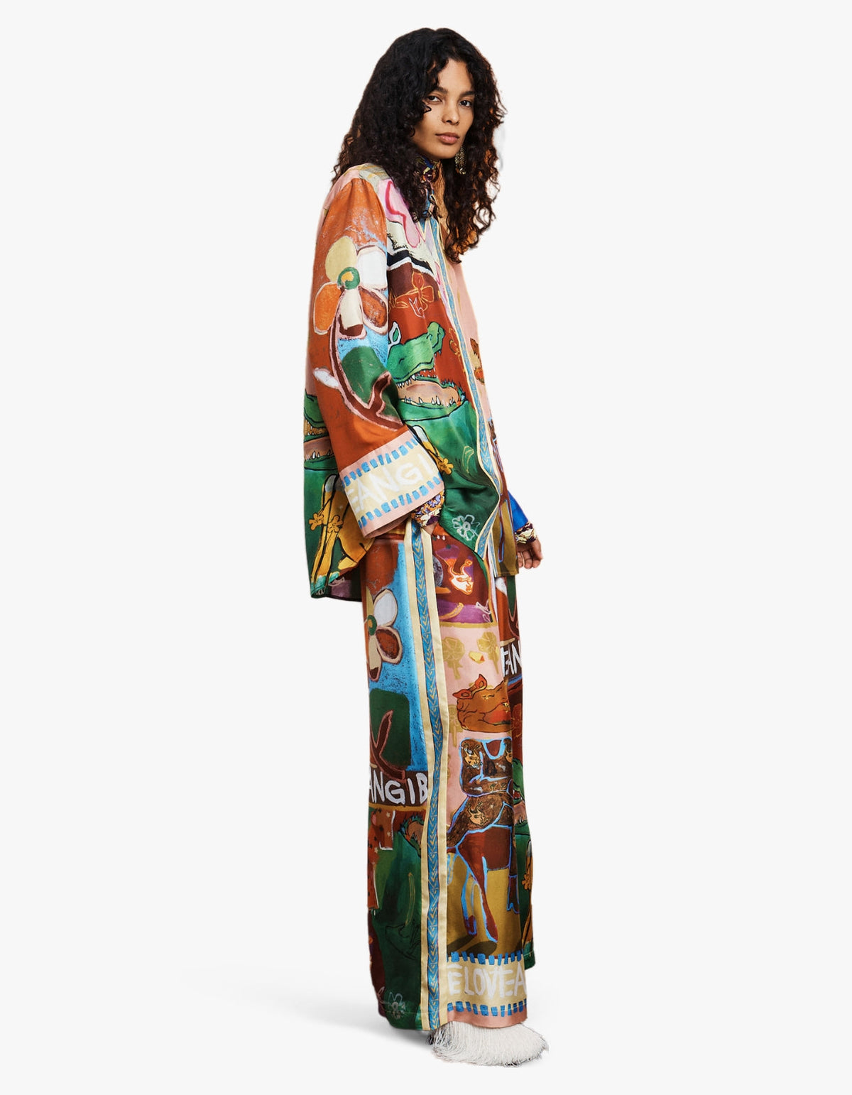 Mlak Silk Pant - Multi
