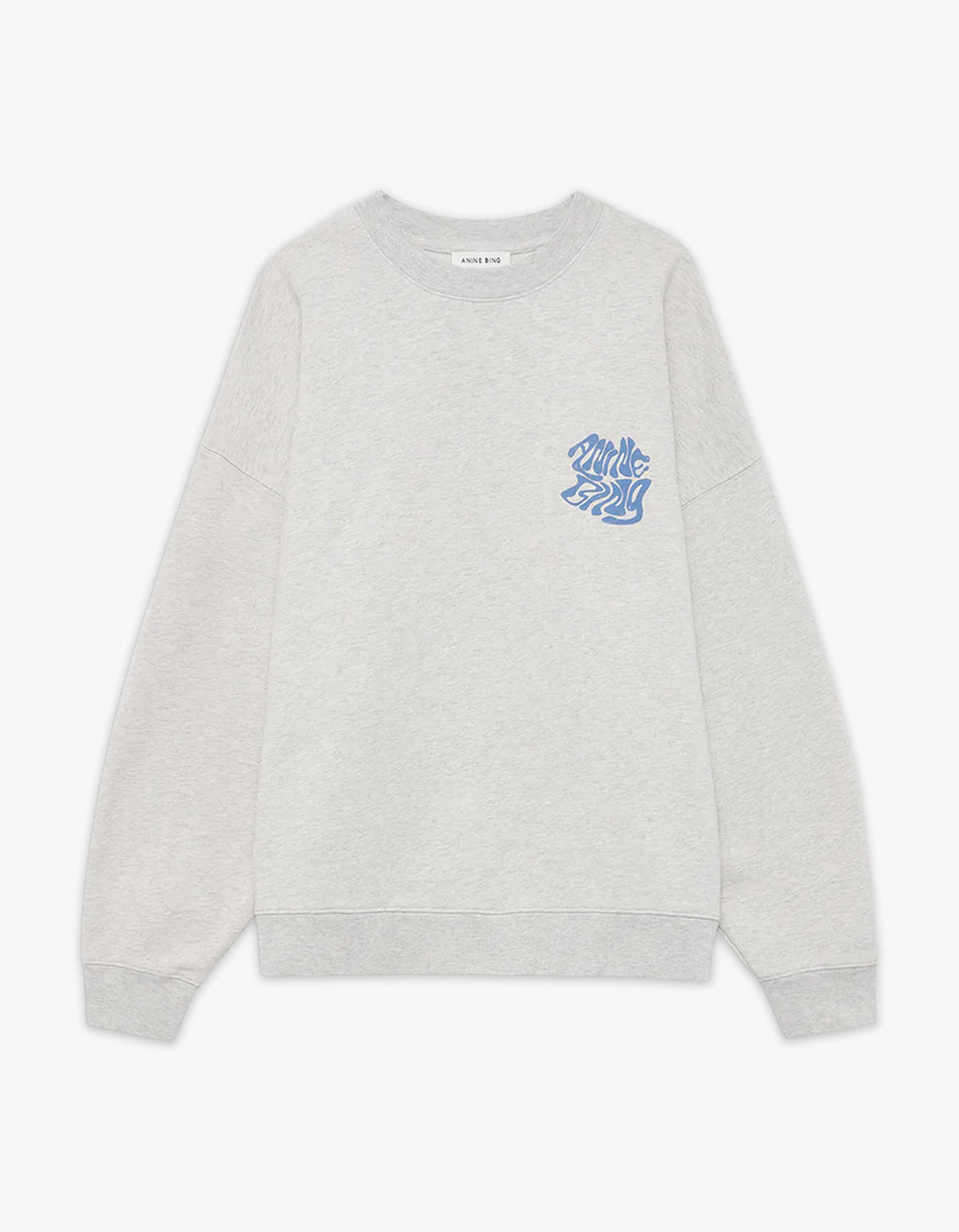 Miles Sweatshirt Waves - Heather Grey