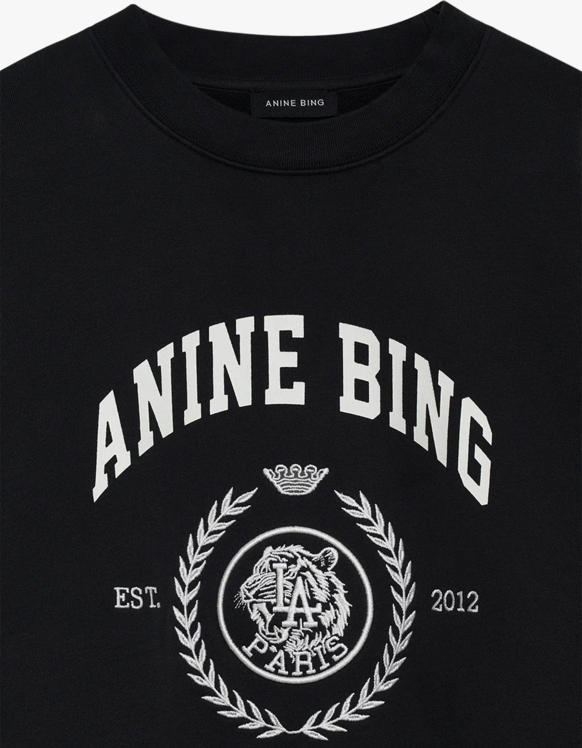 Miles Sweatshirt Collegiate - Vintage Black