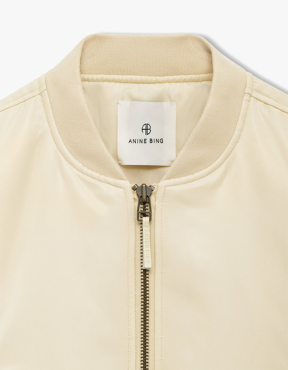 Cropped Leon Bomber - Butter Yellow