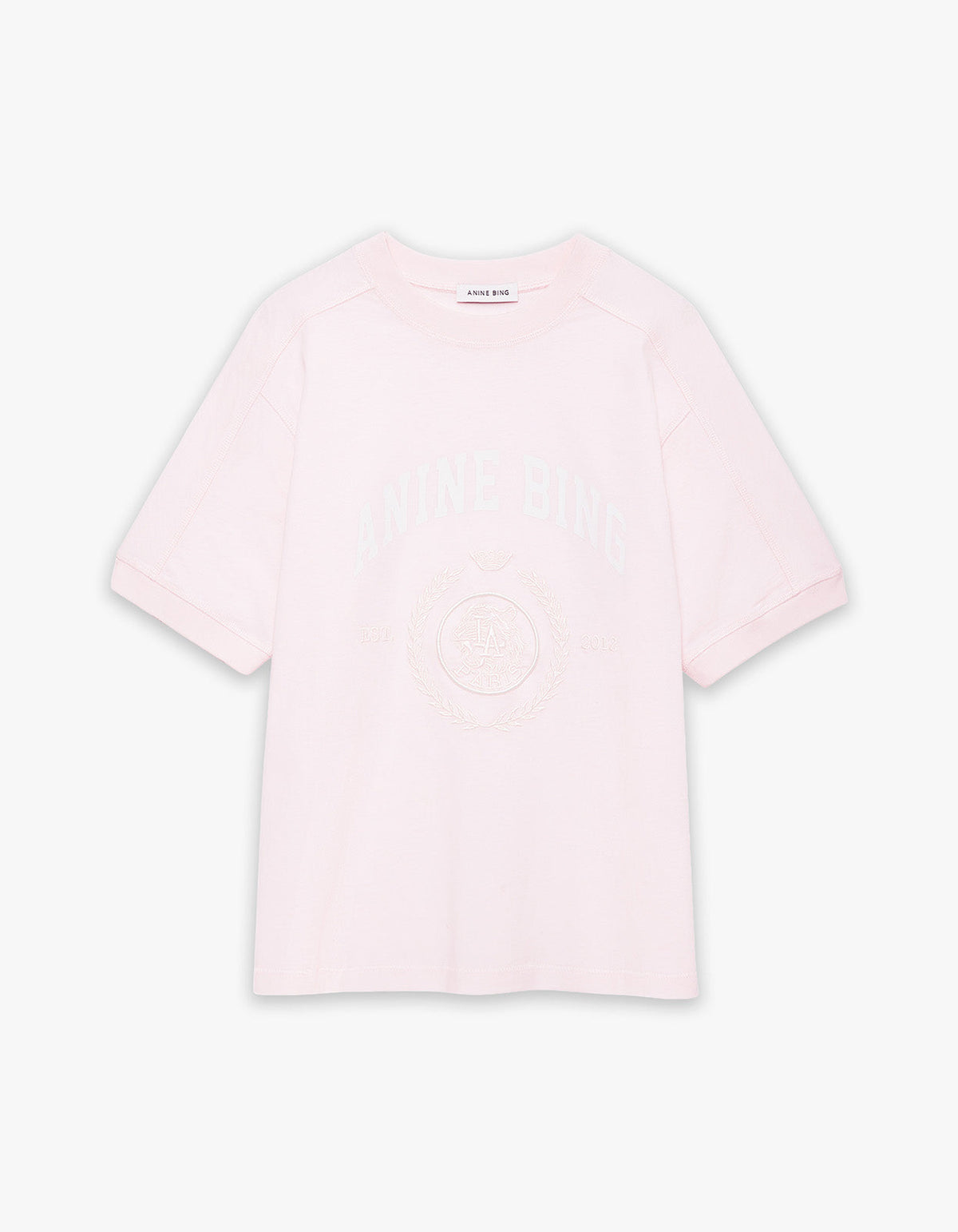 Jaylin Tee Collegiate - Powder Pink