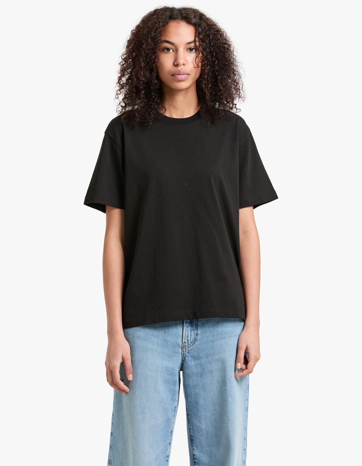 Womens Organic Base Tee - Black