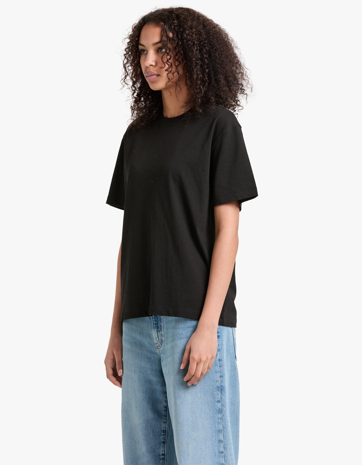Womens Organic Base Tee - Black