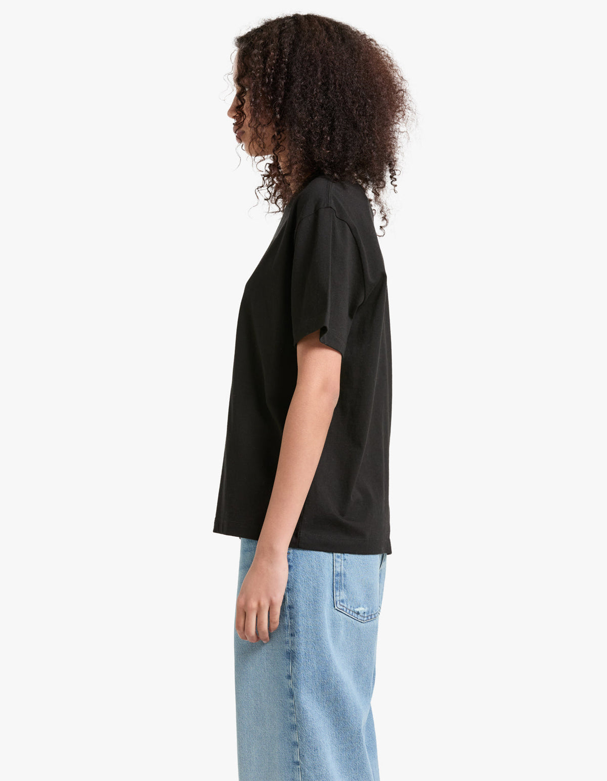 Womens Organic Base Tee - Black