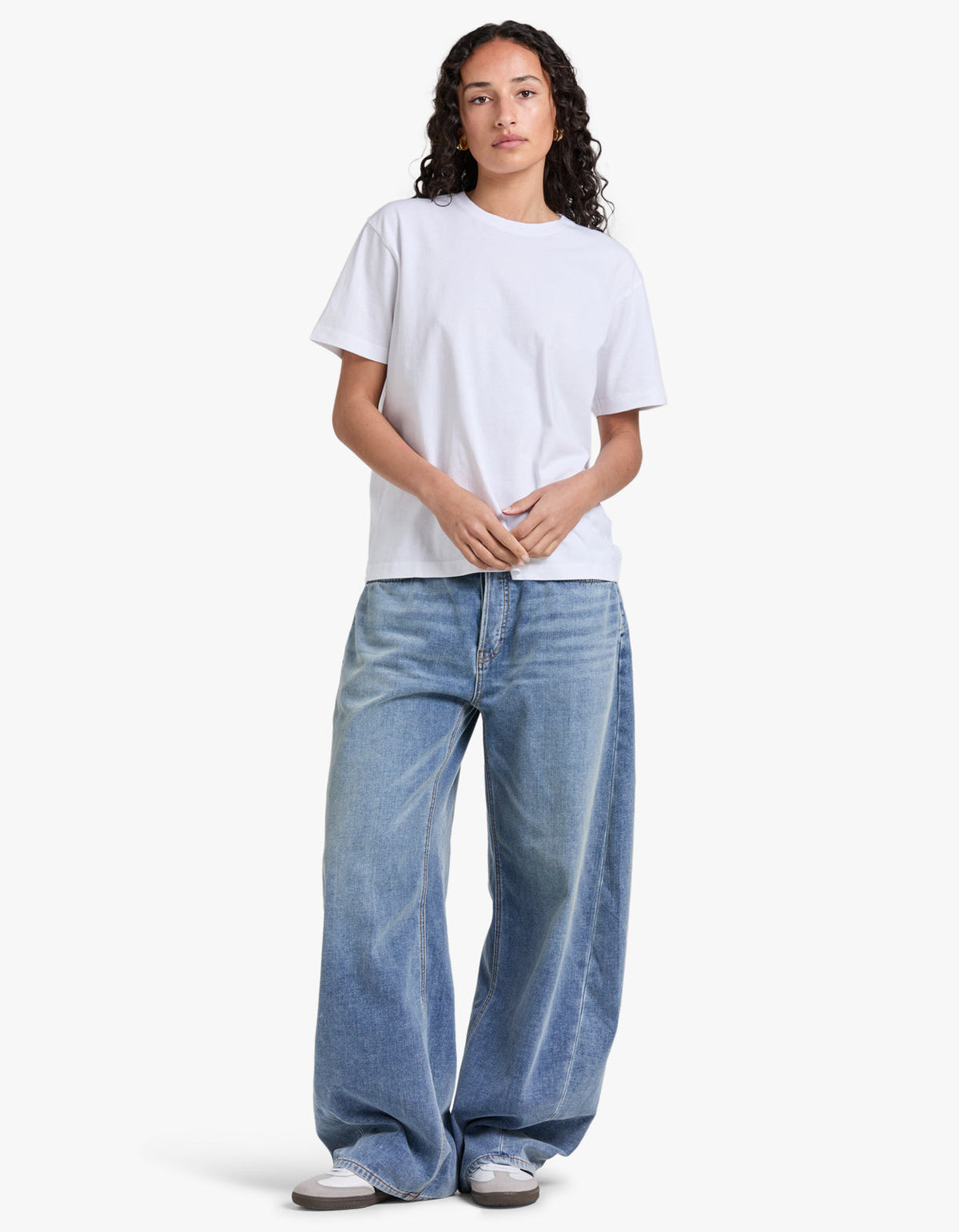 Womens Organic Base Tee - White