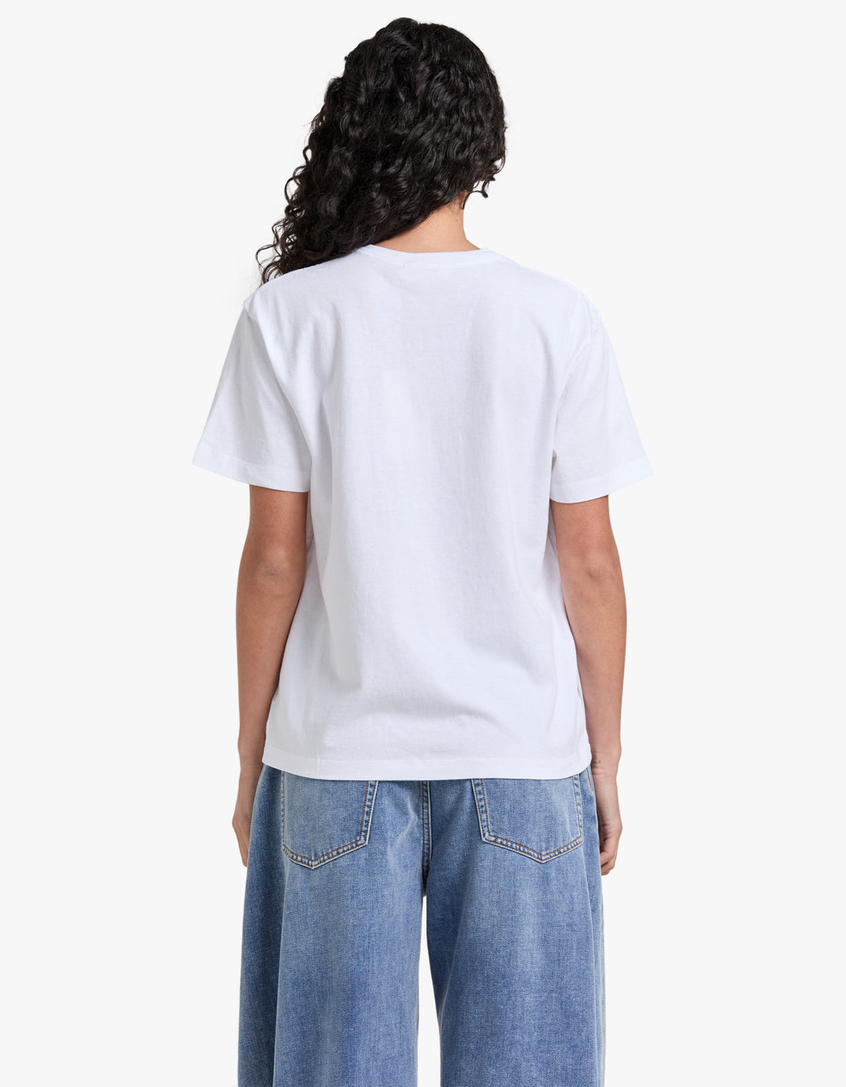 Womens Organic Base Tee - White