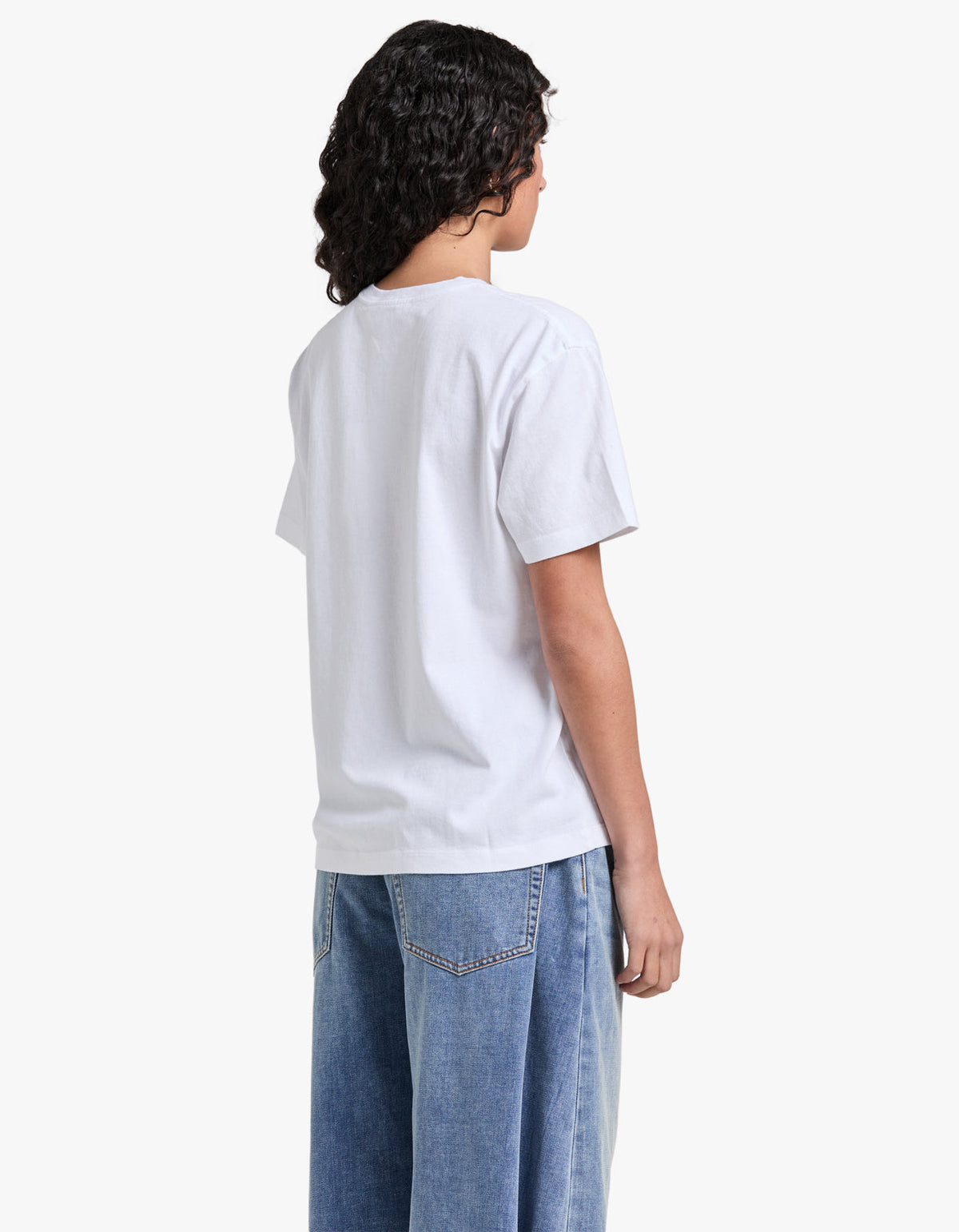 Womens Organic Base Tee - White