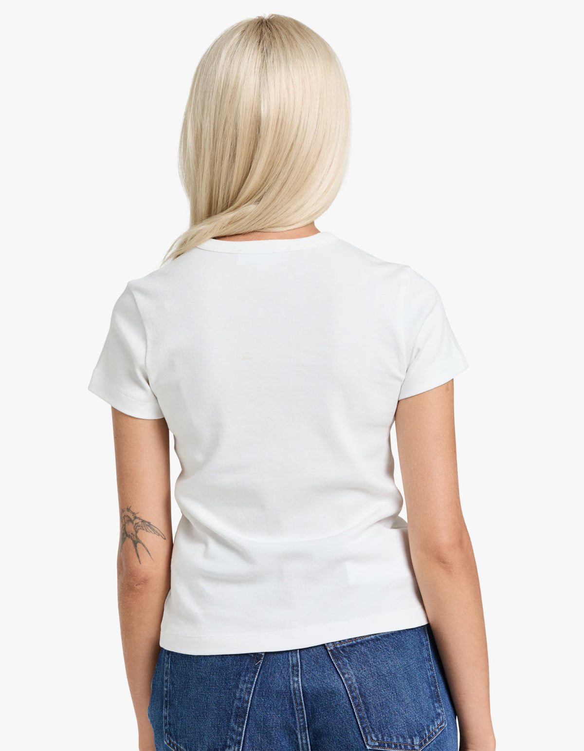 Lyla Cap Sleeve Tee - Antique White