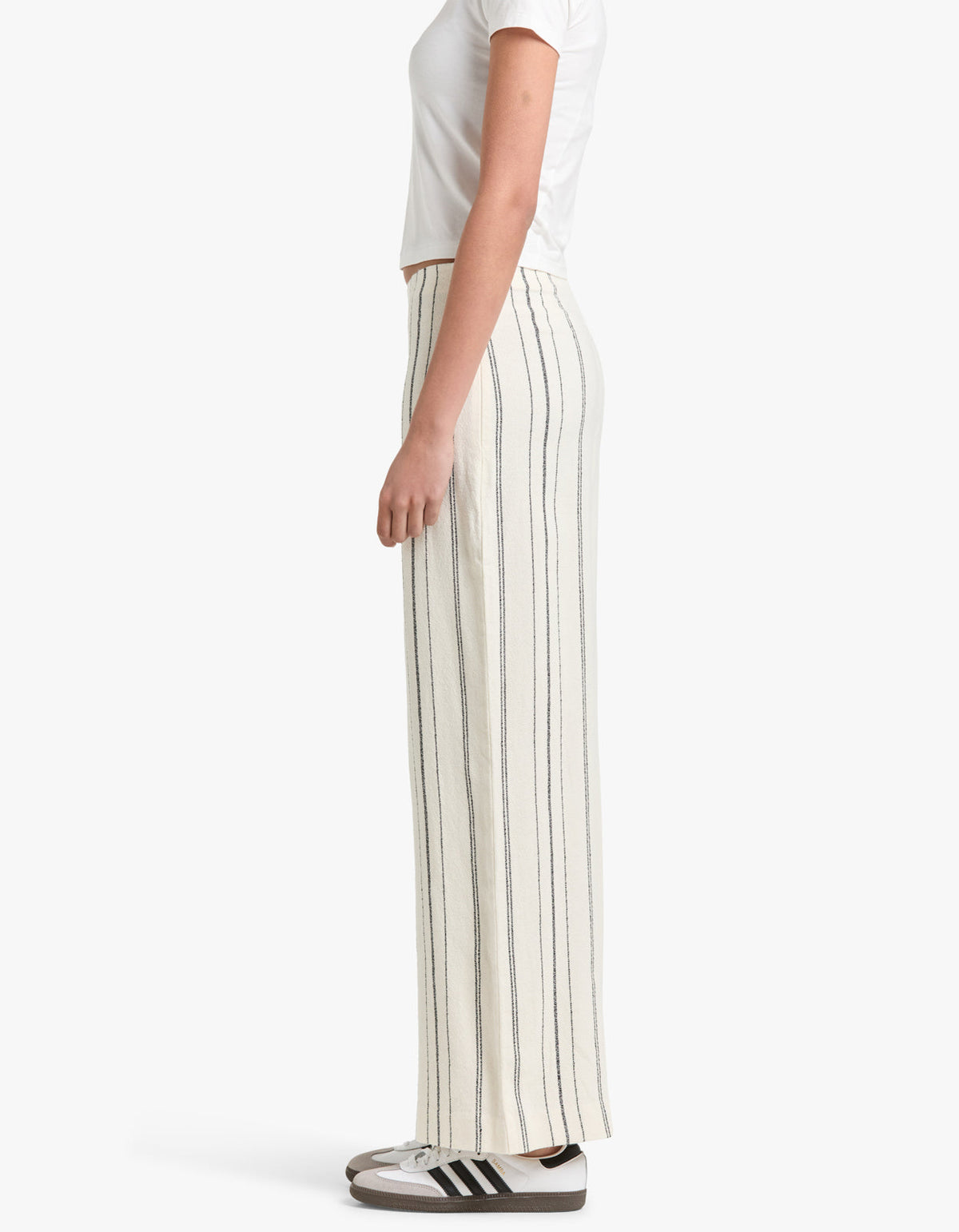 Matera Stripe Pant - Cream/Black