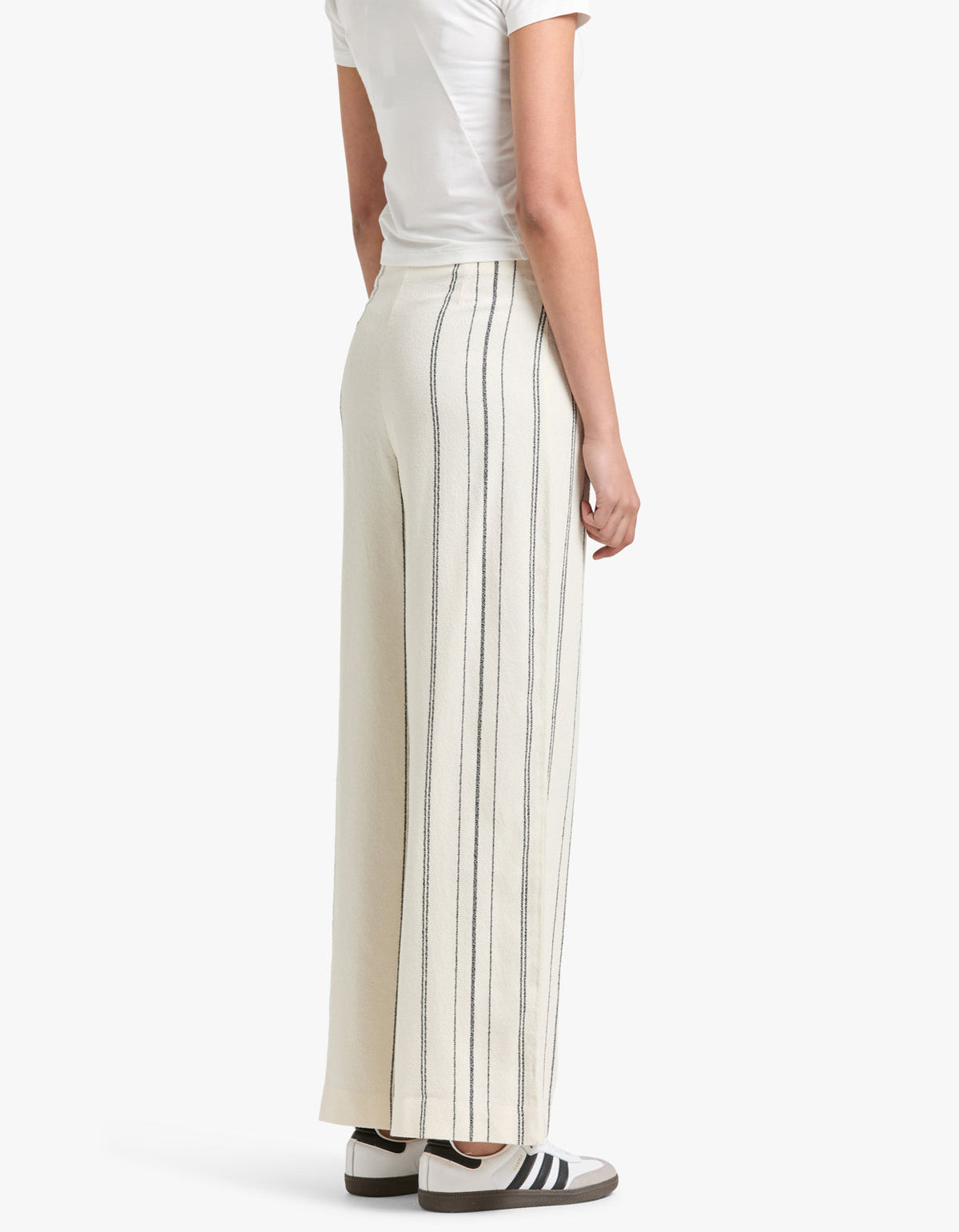 Matera Stripe Pant - Cream/Black