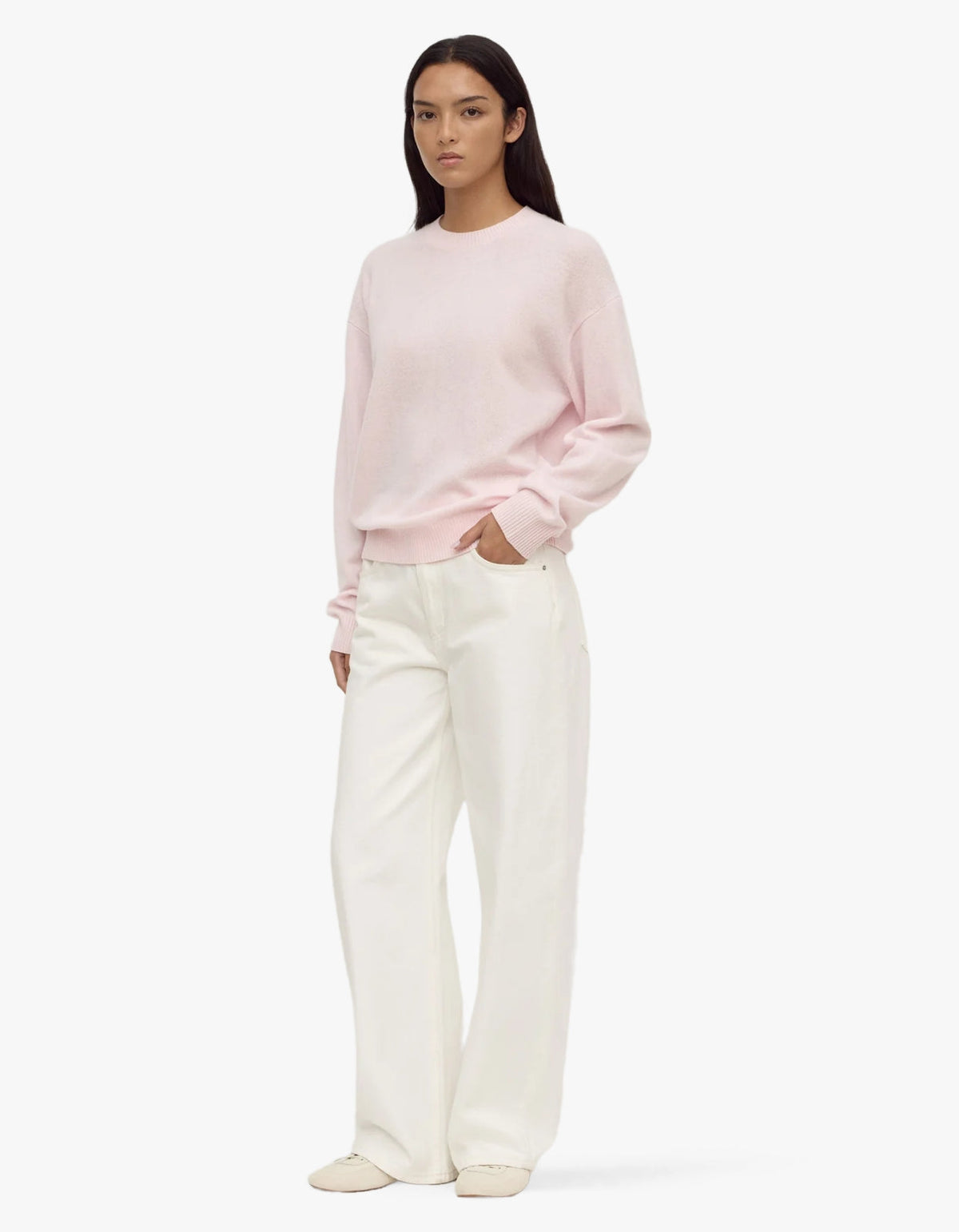 Carter Brushed Wool Sweater - Floss