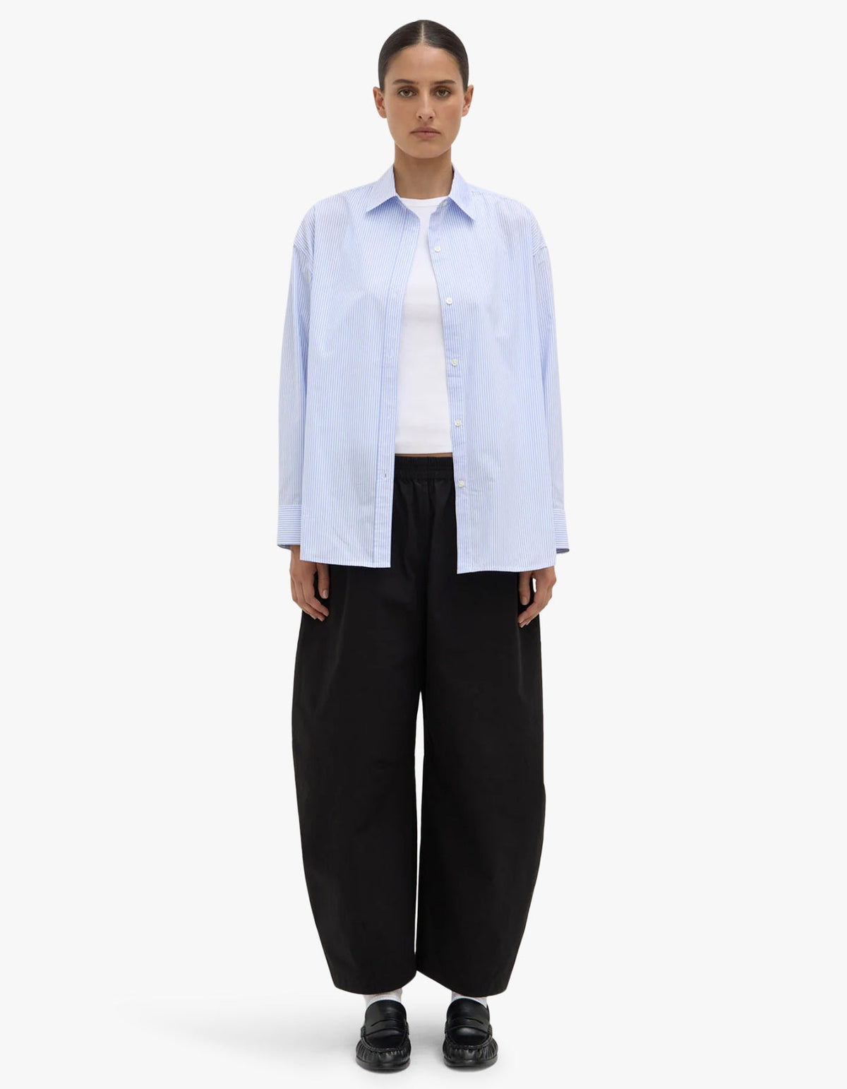 Lola Barrel Pant - Black
